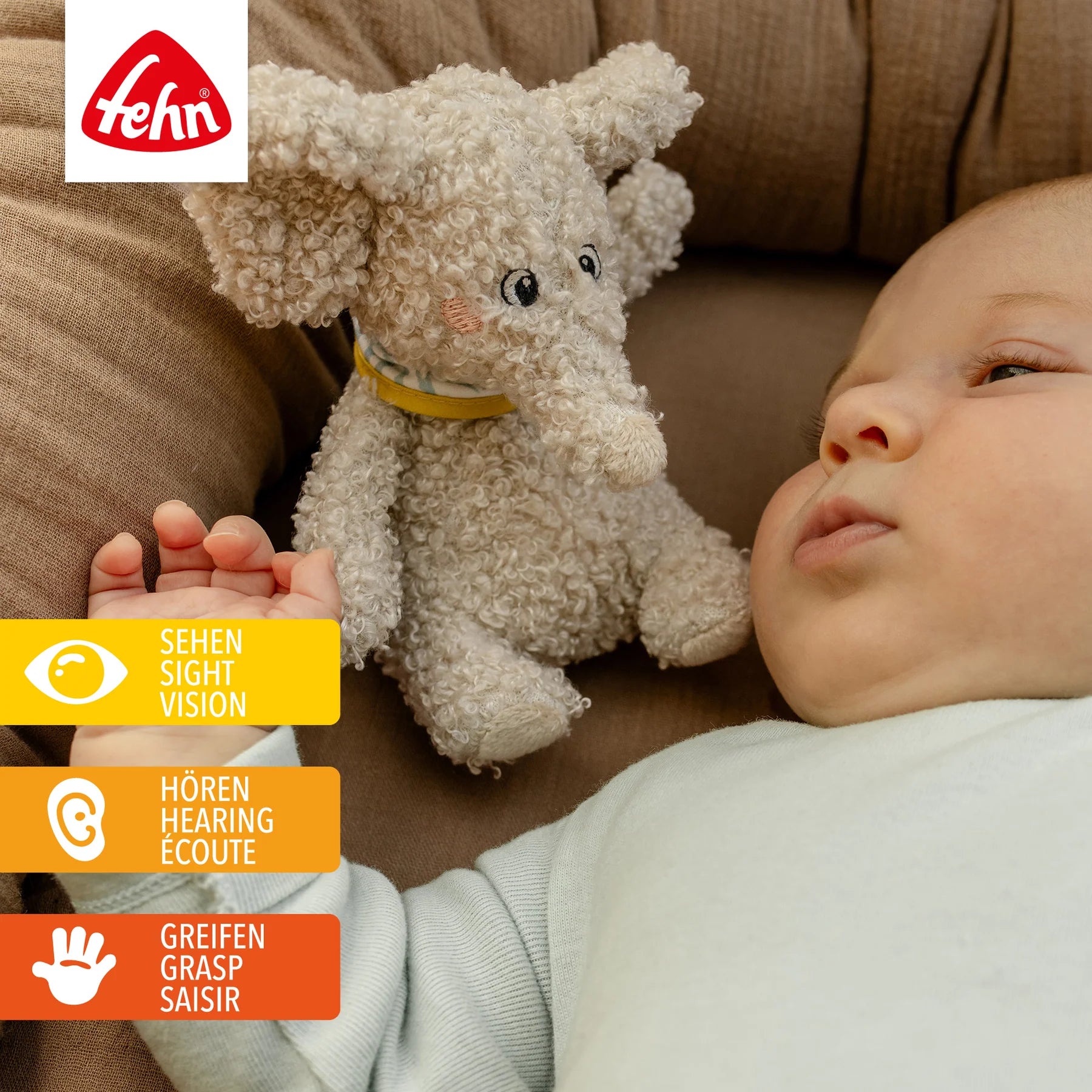 Baby Fehn Bean Bag Elefant Erik