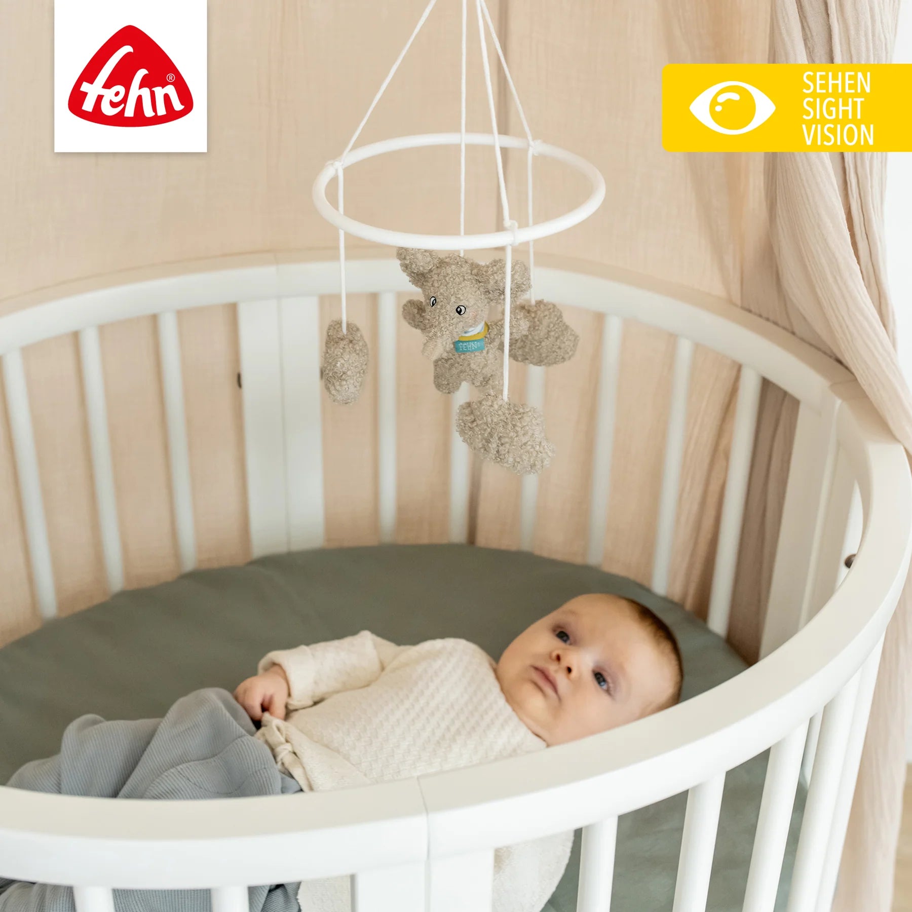 Baby Fehn Deko Mobile Elefant Erik