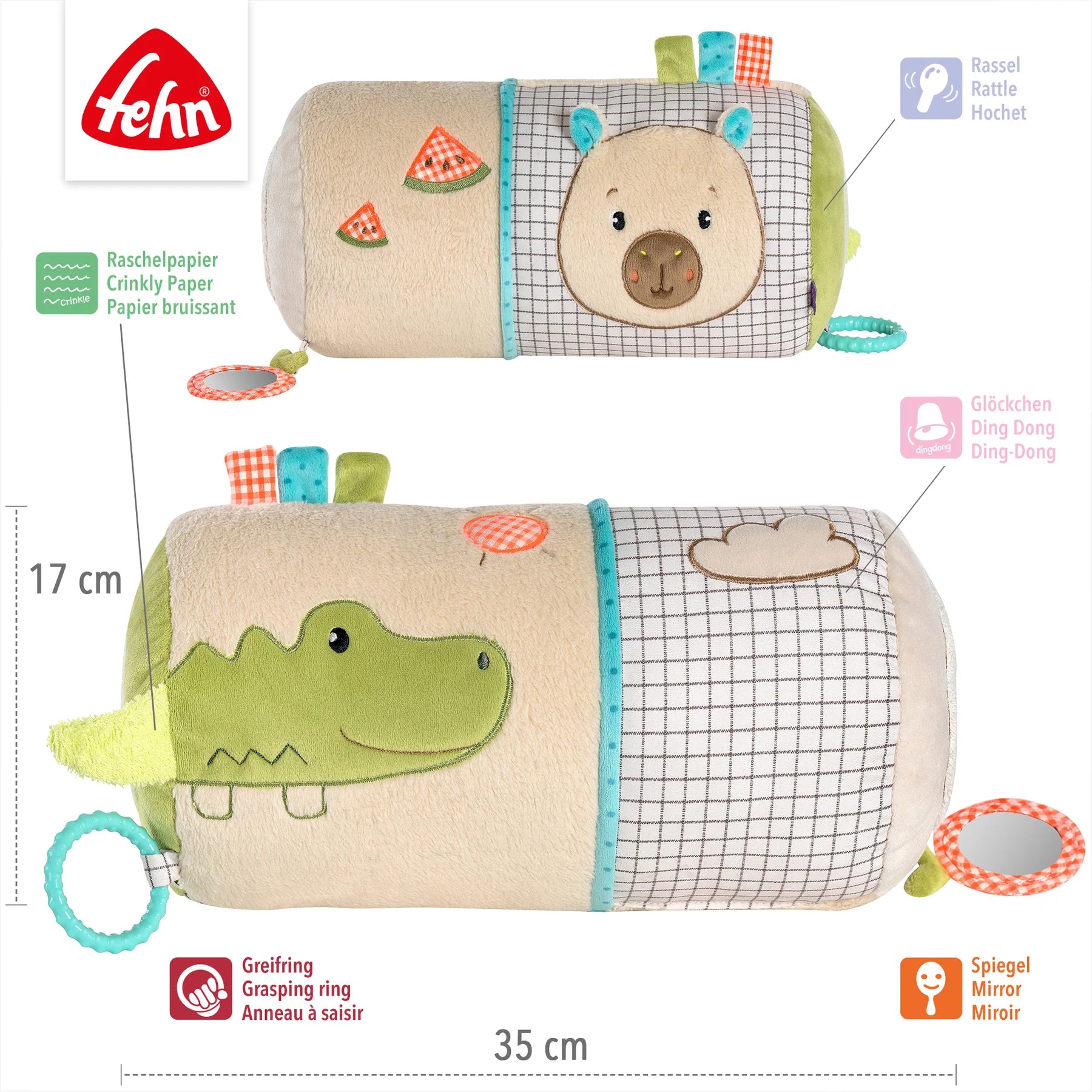 Baby Fehn Krabbelrolle Capybara Clara