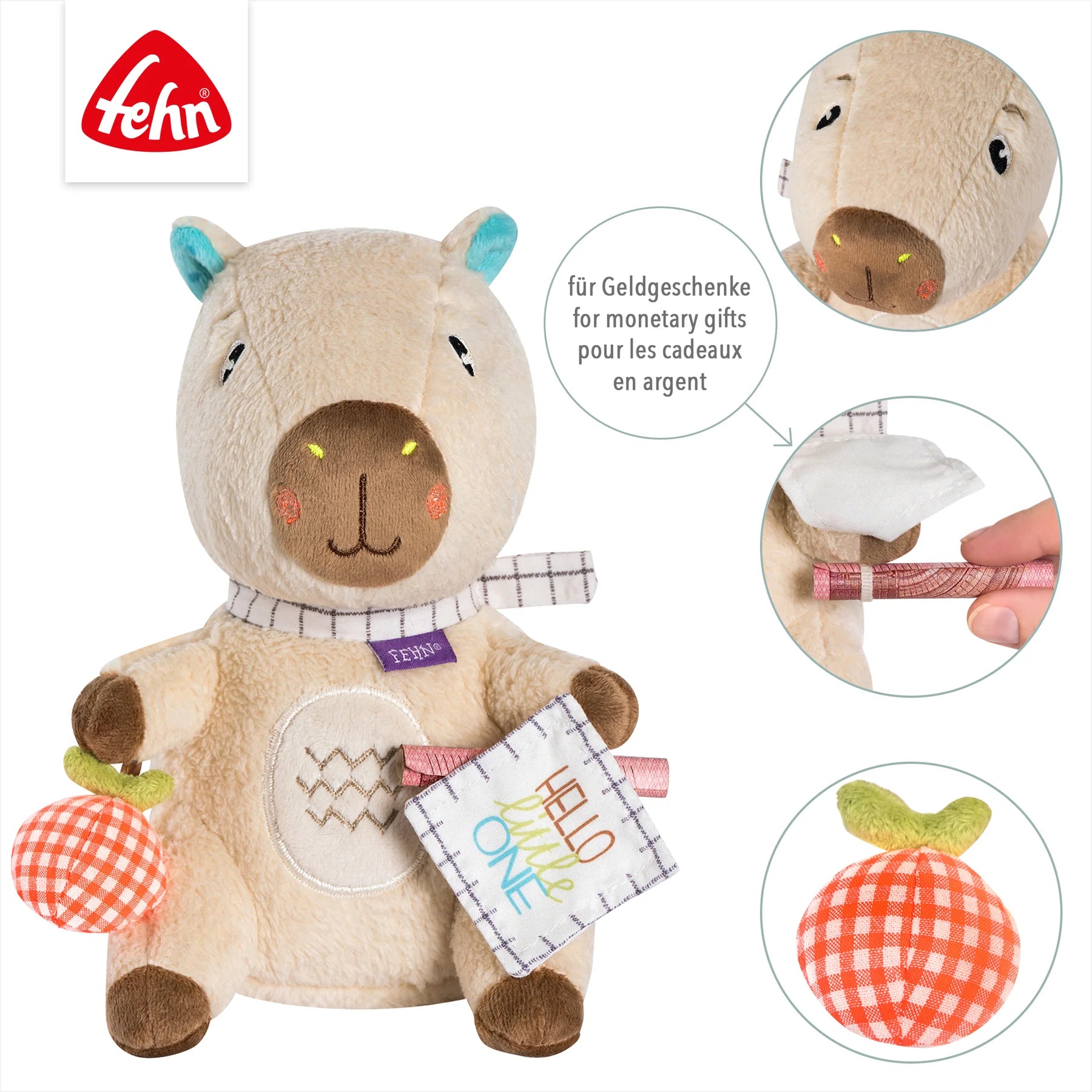 Baby Fehn Kuscheltier Capybara Clara Hello little One
