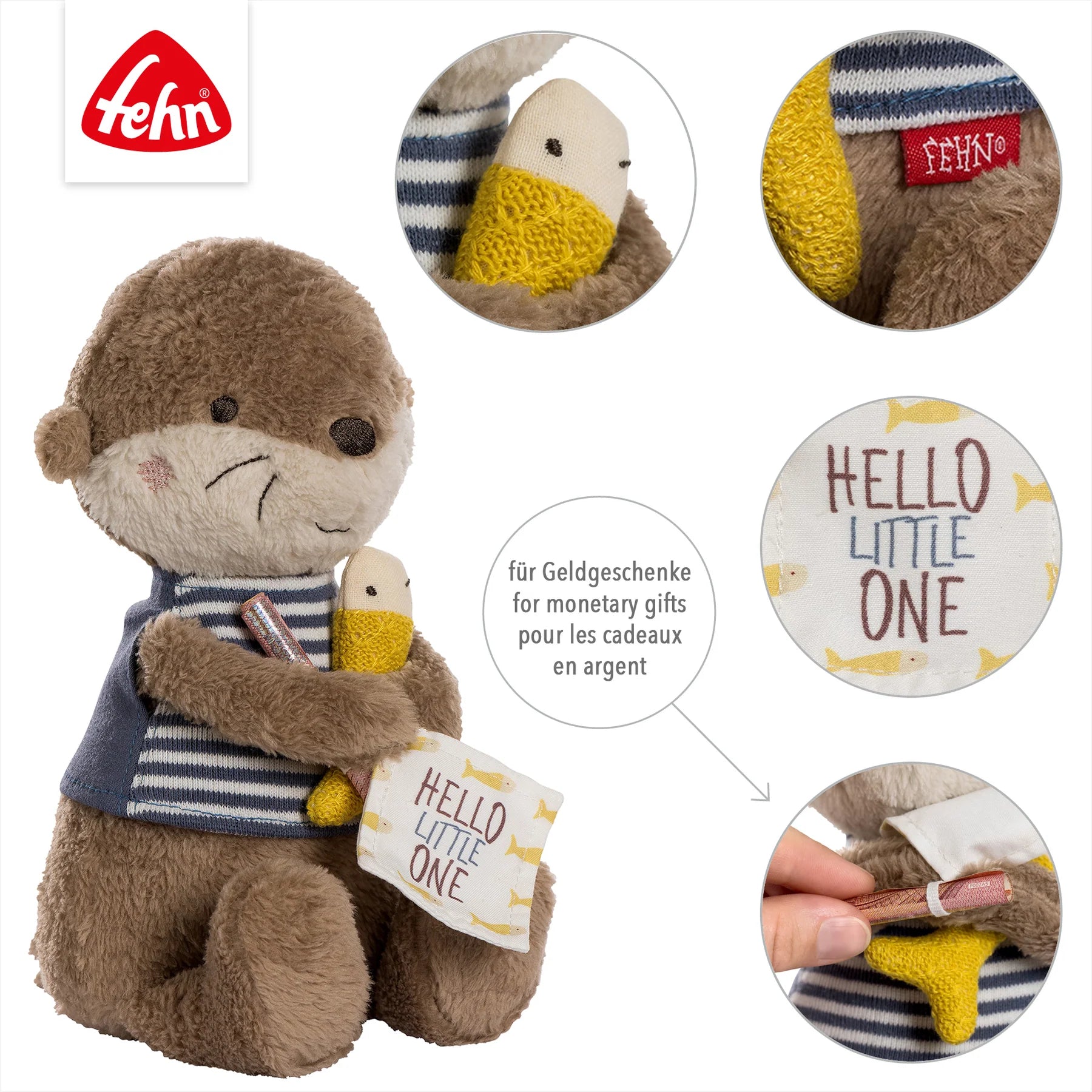 Baby Fehn Kuscheltier Otter Theo Hello little One