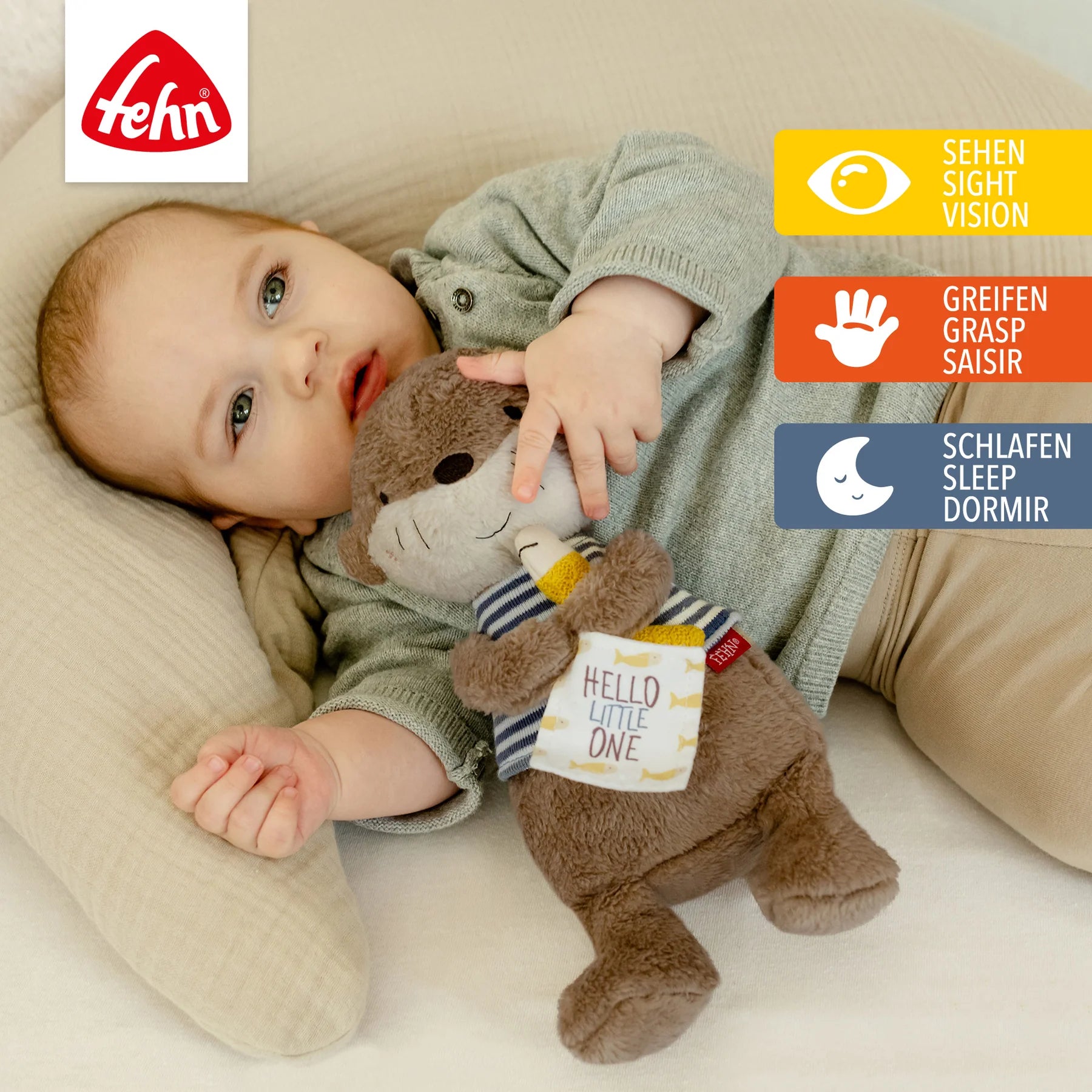 Baby Fehn Kuscheltier Otter Theo Hello little One