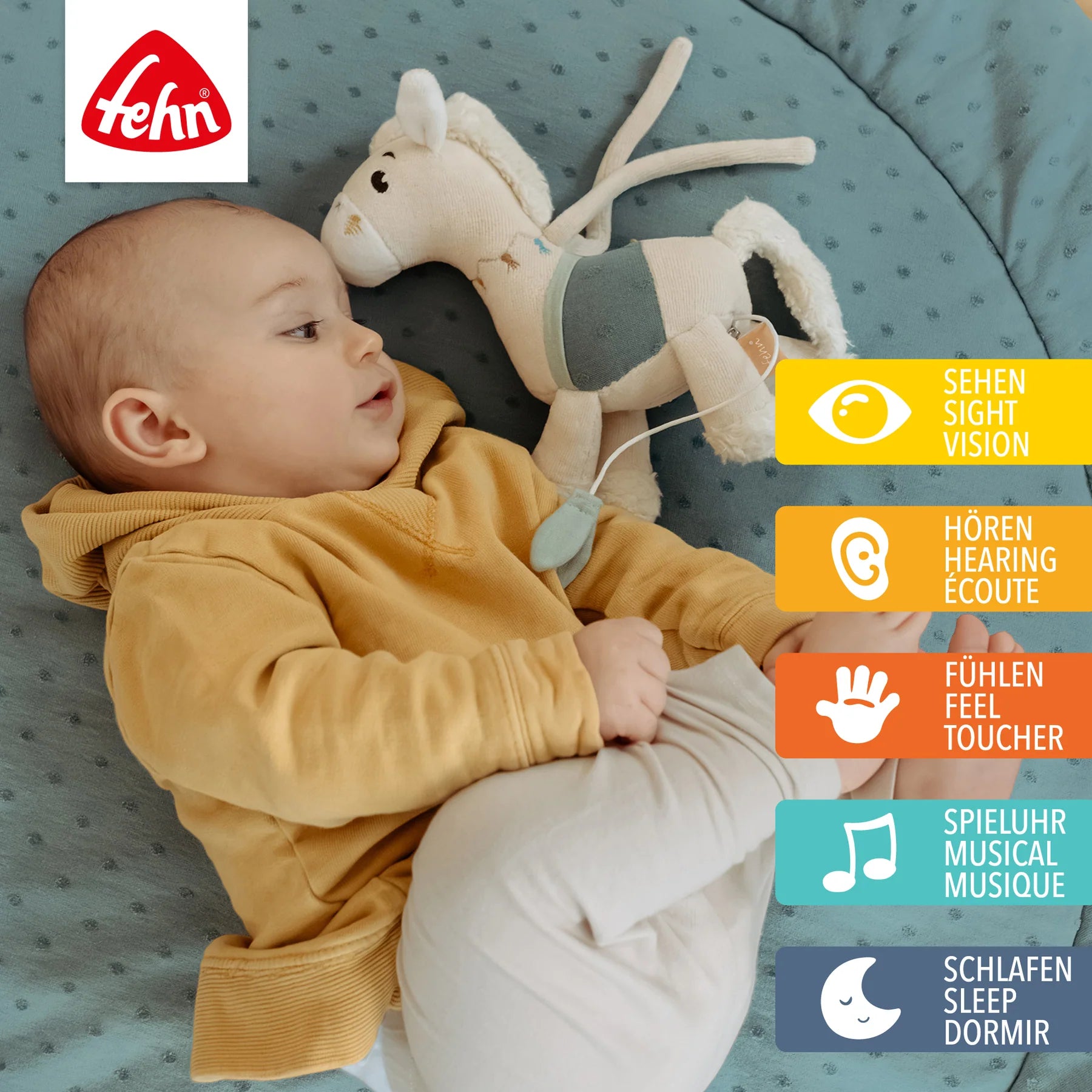 Baby Fehn Mini Spieluhr Pferd