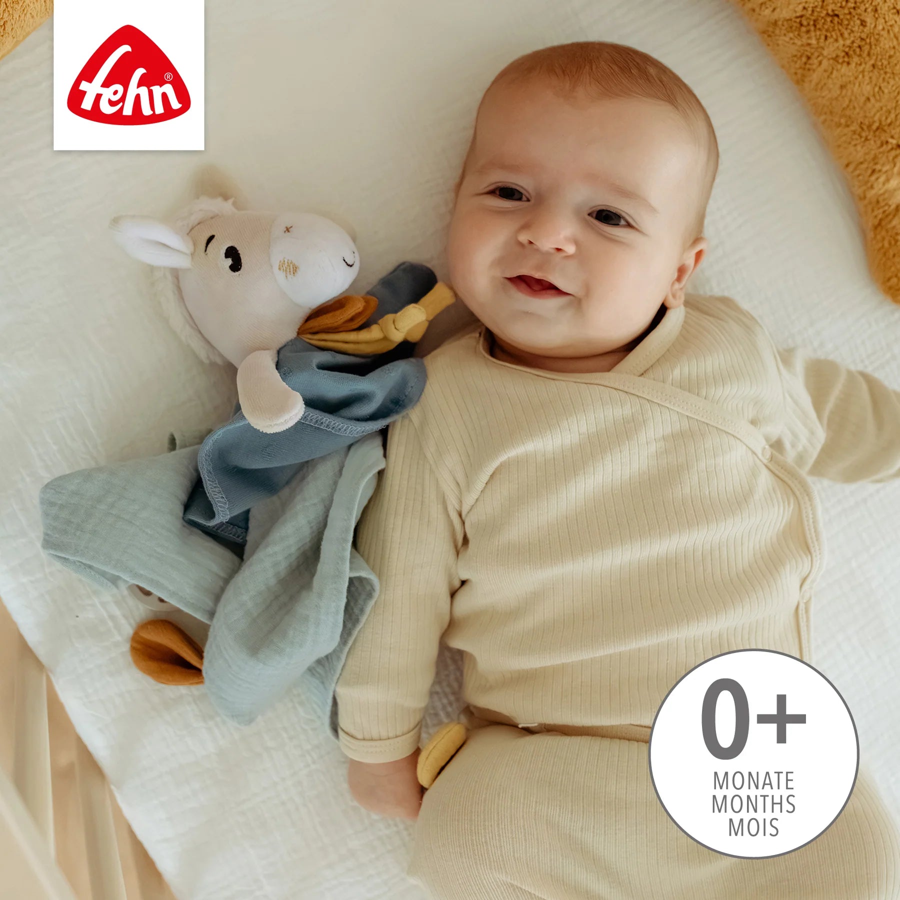 Baby Fehn Schmusetuch Pferd Deluxe