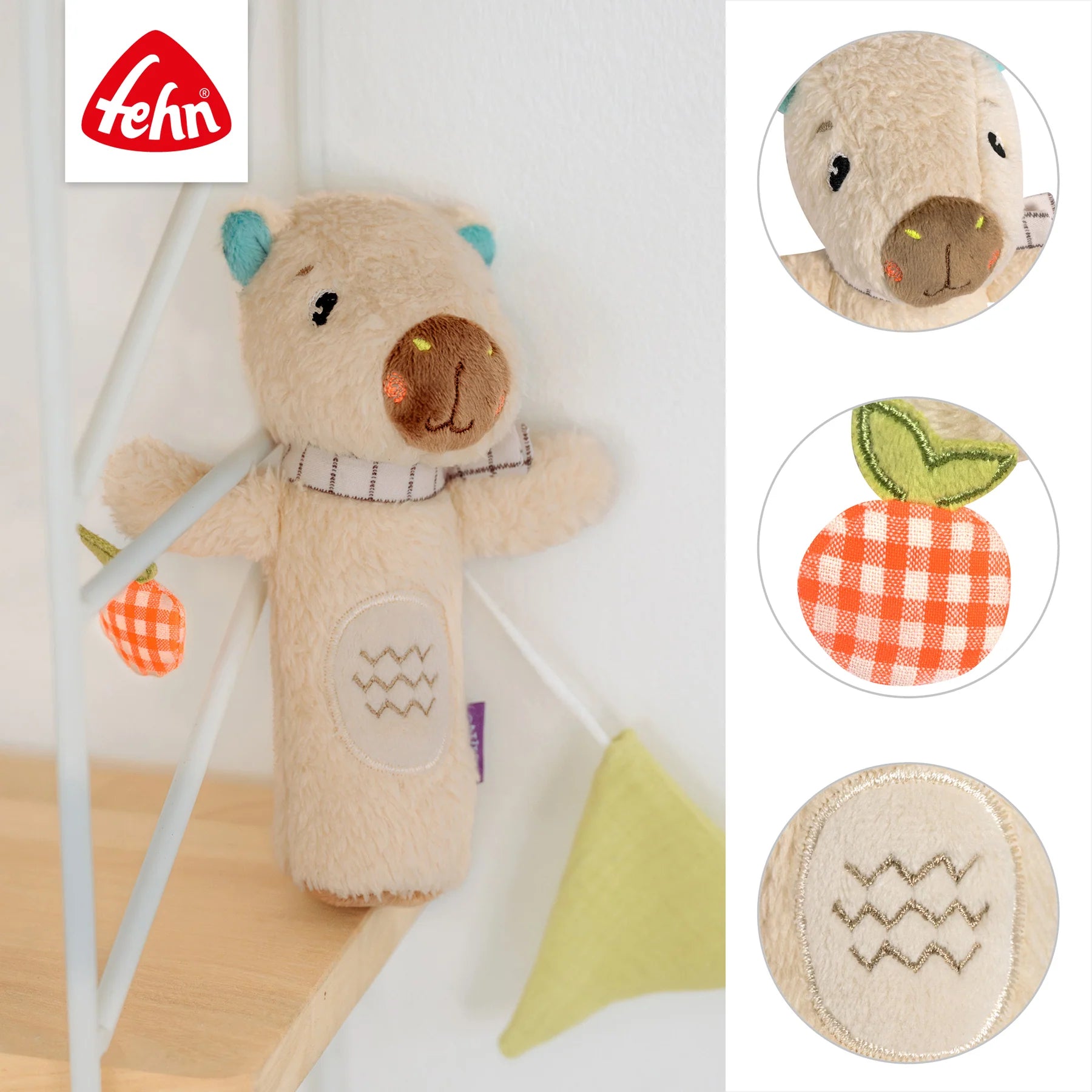 Baby Fehn Stabgreifling Capybara Clara