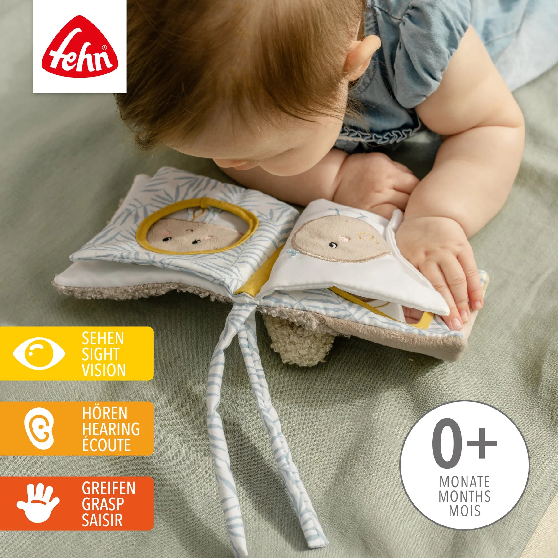 Baby Fehn Stoffbuch Elefant Erik
