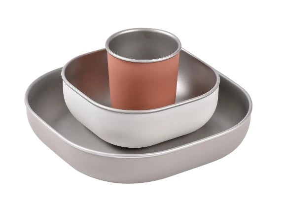 Beaba Mahlzeit-Set aus Edelstahl