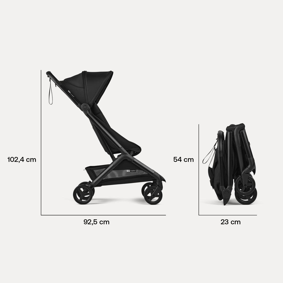 Bugaboo Butterfly 2 schwarz / deep indigo