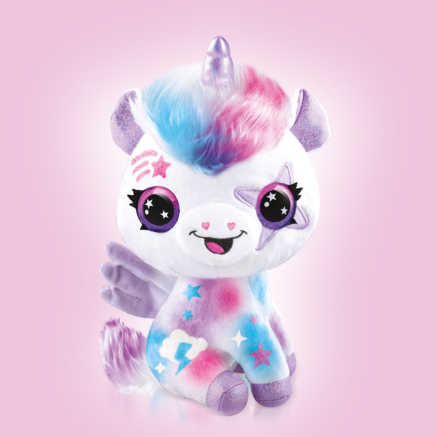 PAKA Airbrush Plush Collector Glow in the dark Unicorn