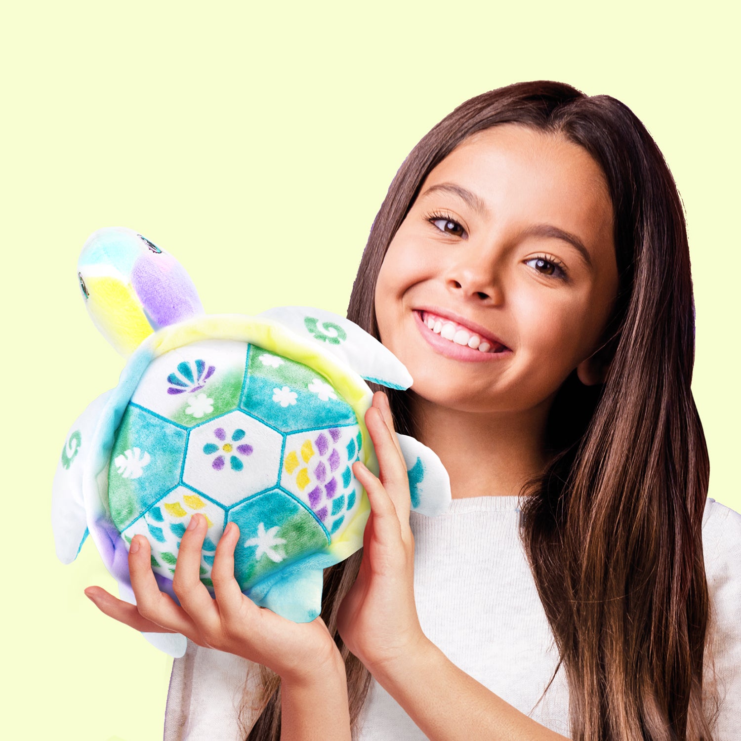 PAKA Airbrush Plush Nature - Green Turtle