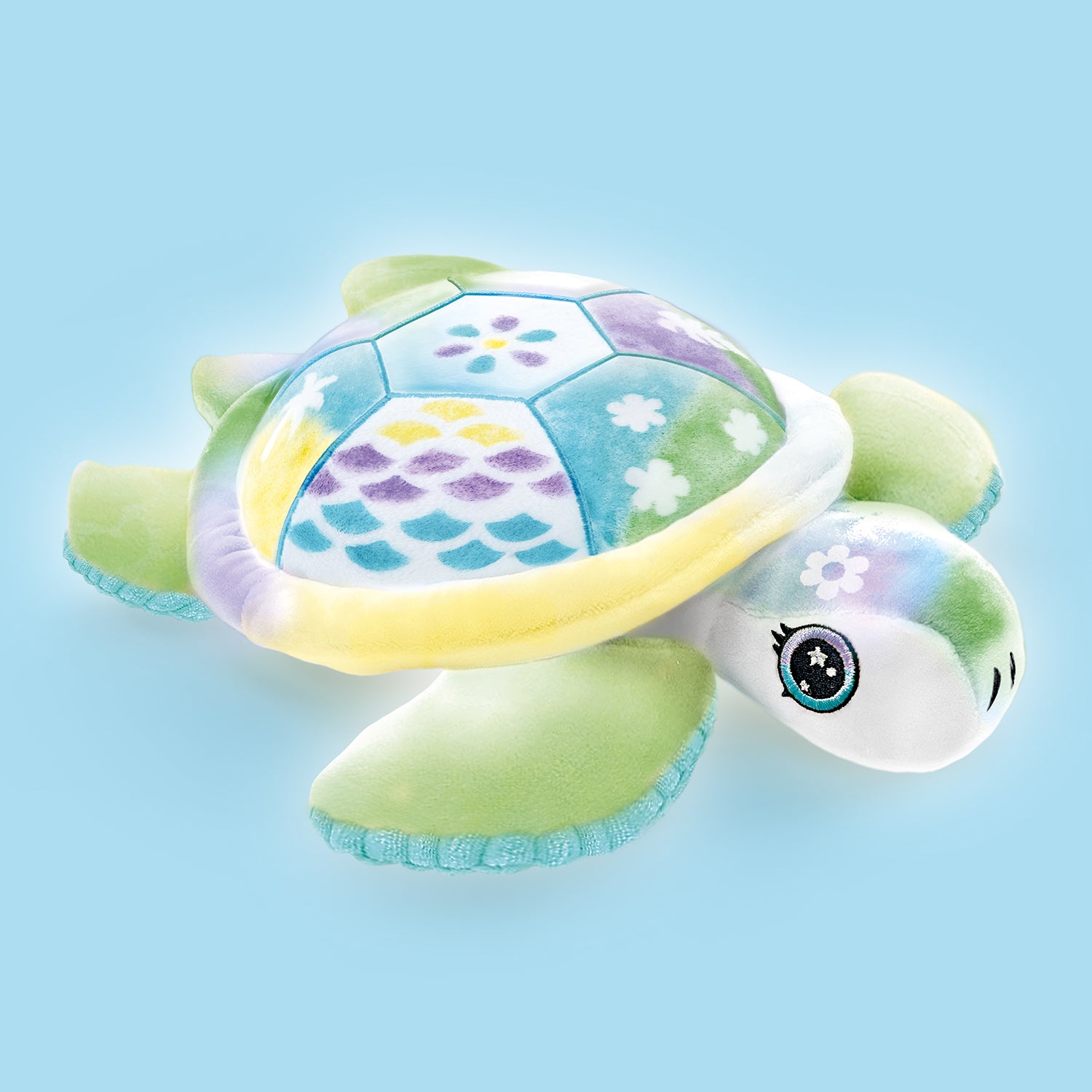 PAKA Airbrush Plush Nature - Green Turtle