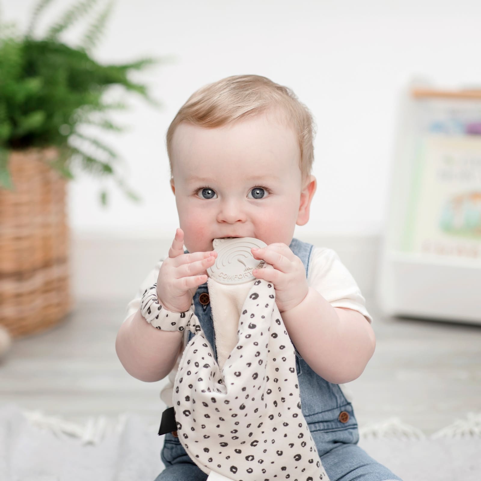 CHEEKY CHOMPERS Kuscheltuch mit Beissring Comfortchew