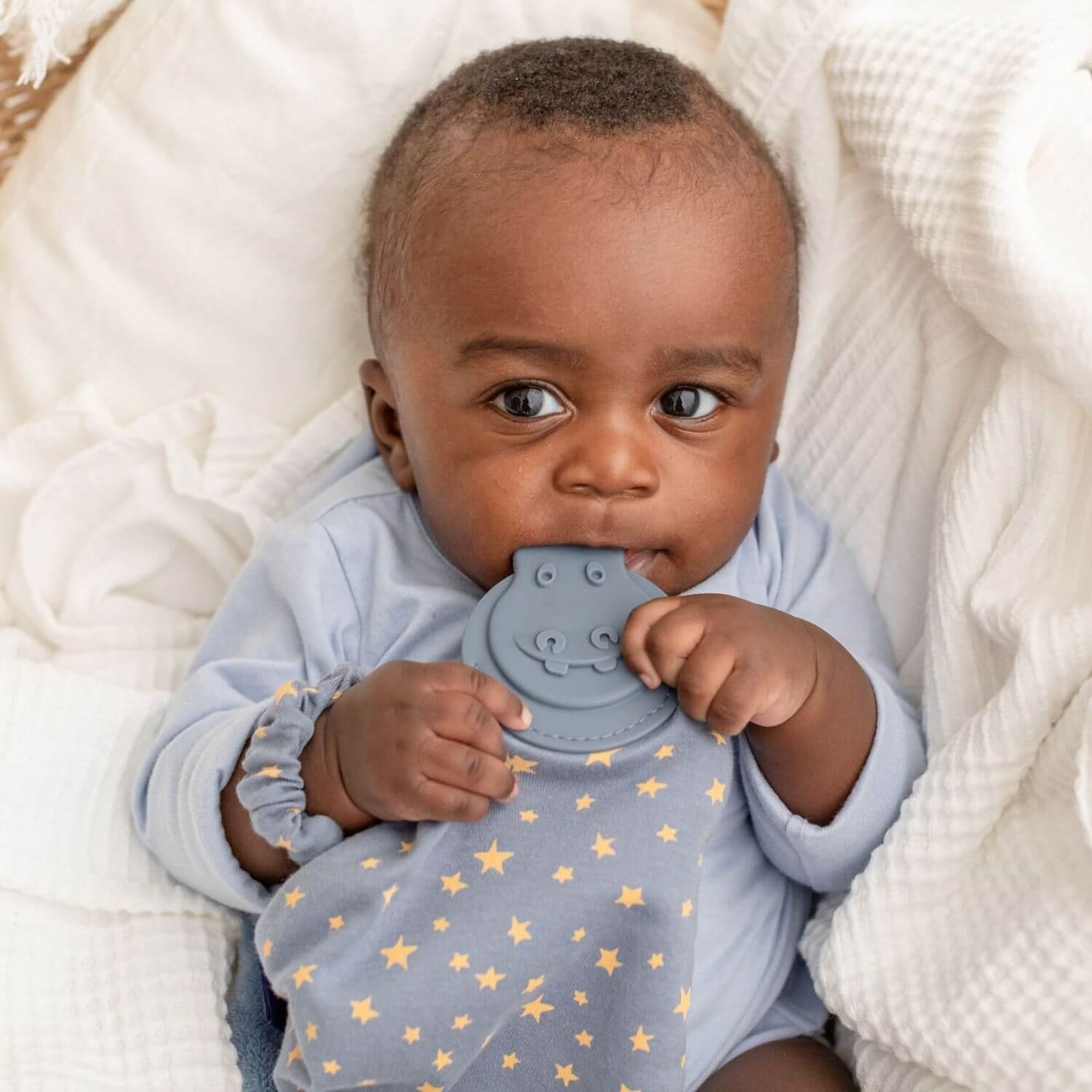 CHEEKY CHOMPERS Kuscheltuch mit Beissring Comfortchew