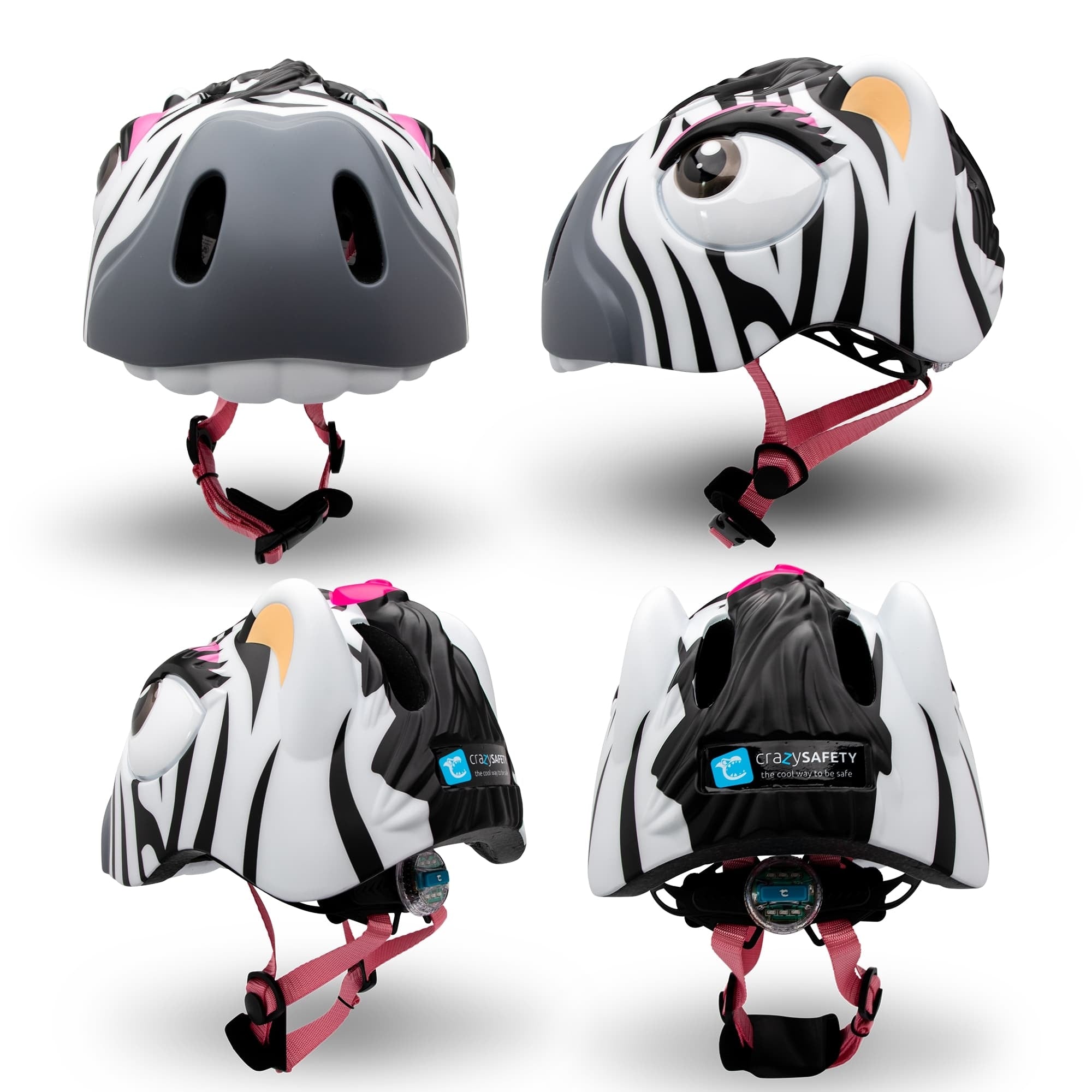 CRAZY SAFETY Kinder Fahrradhelm
