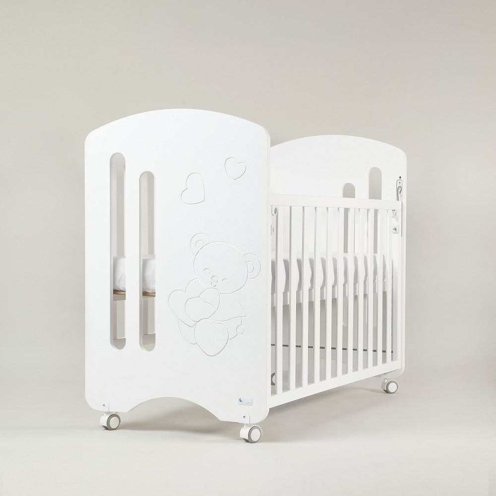 Interbaby Kinderbett 60x120cm Star weiss