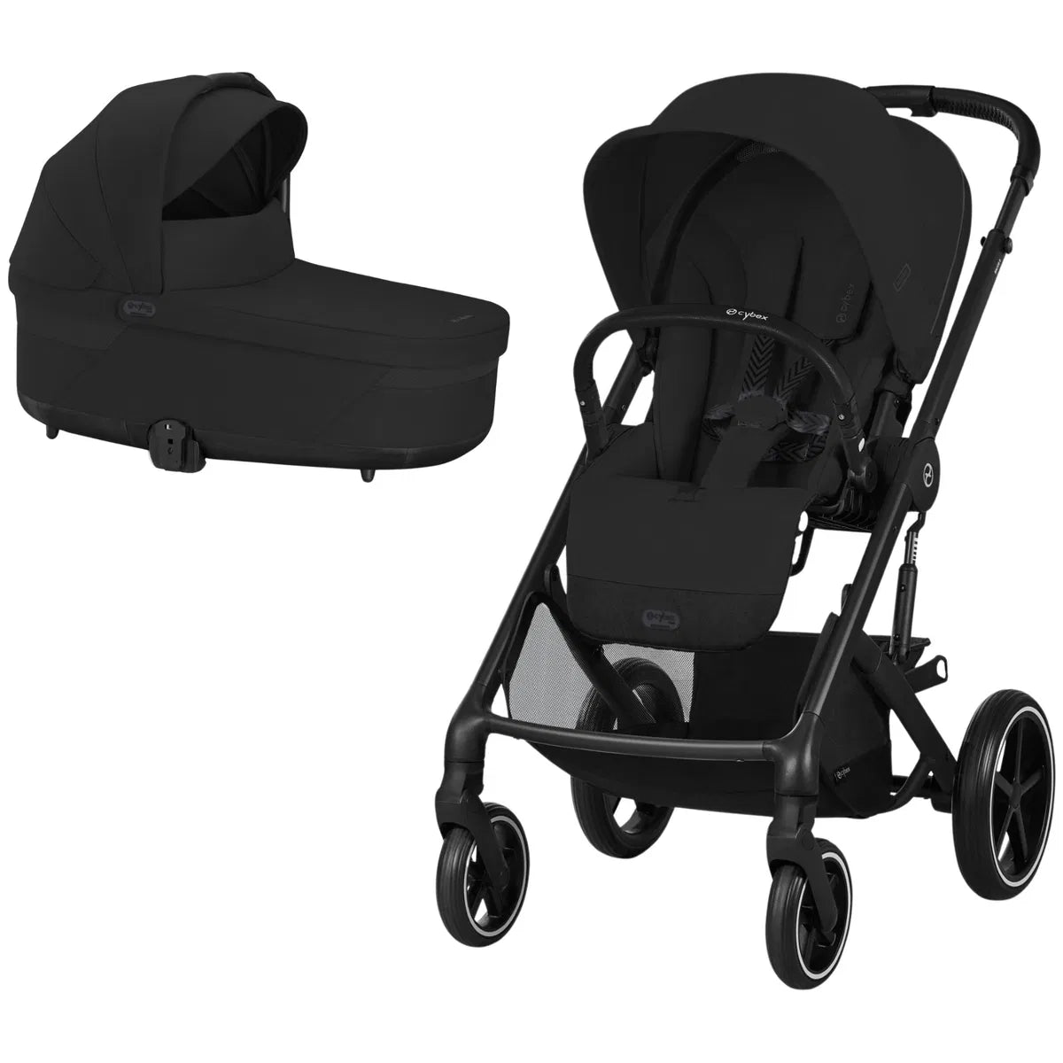 Cybex Balios S Lux Kombikinderwagen Moon Black