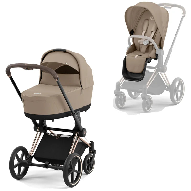 Cybex Platinum Priam mit Tragewanne Lux Cozy Beige