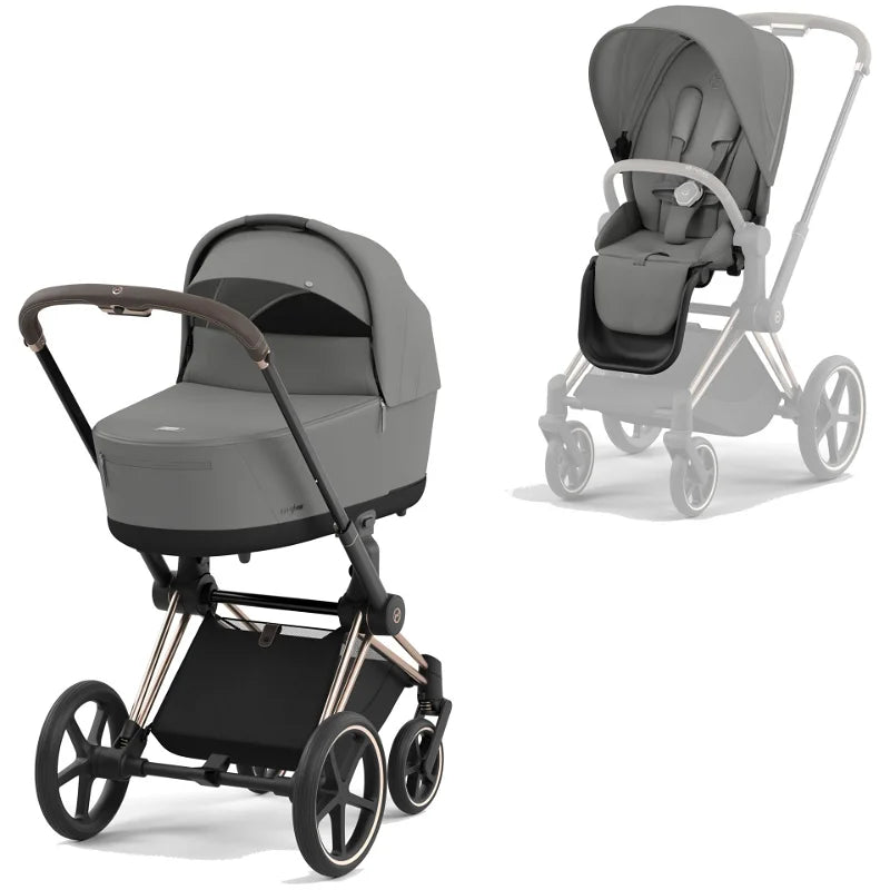 Cybex Platinum Priam mit Tragewanne Lux Mirage Grey