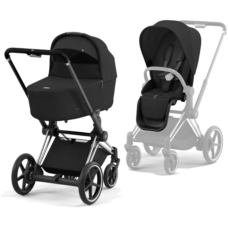 Cybex Platinum e-Priam mit Tragewanne Lux Sepia Black