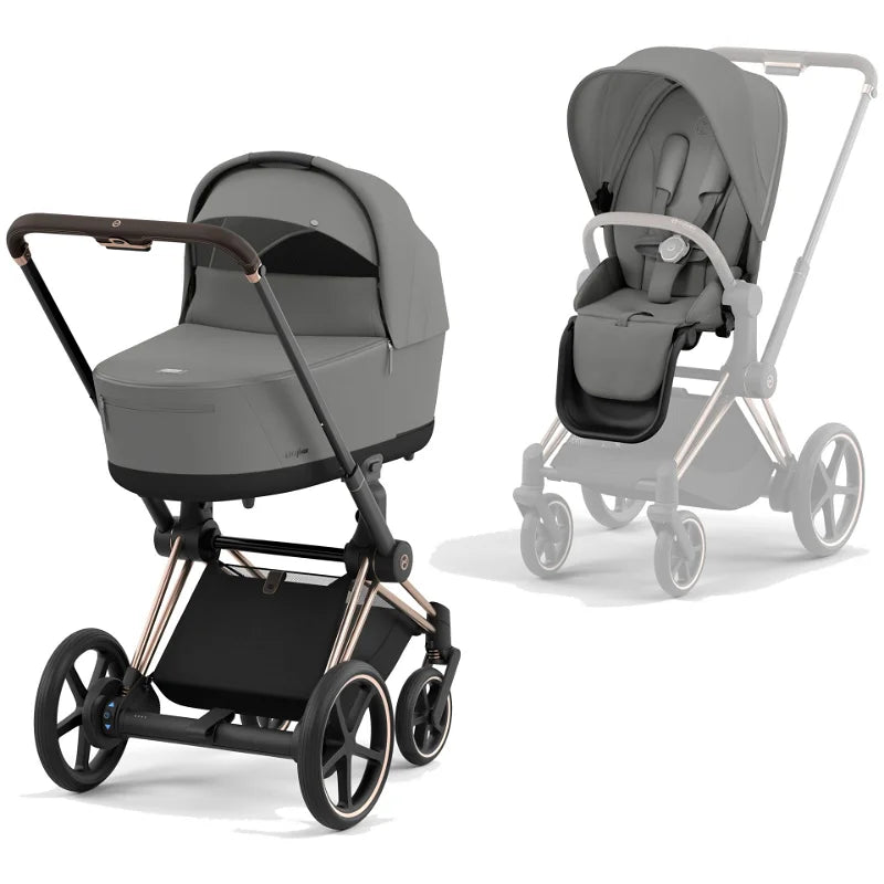 Cybex Platinum e-Priam mit Tragewanne Lux Mirage Grey