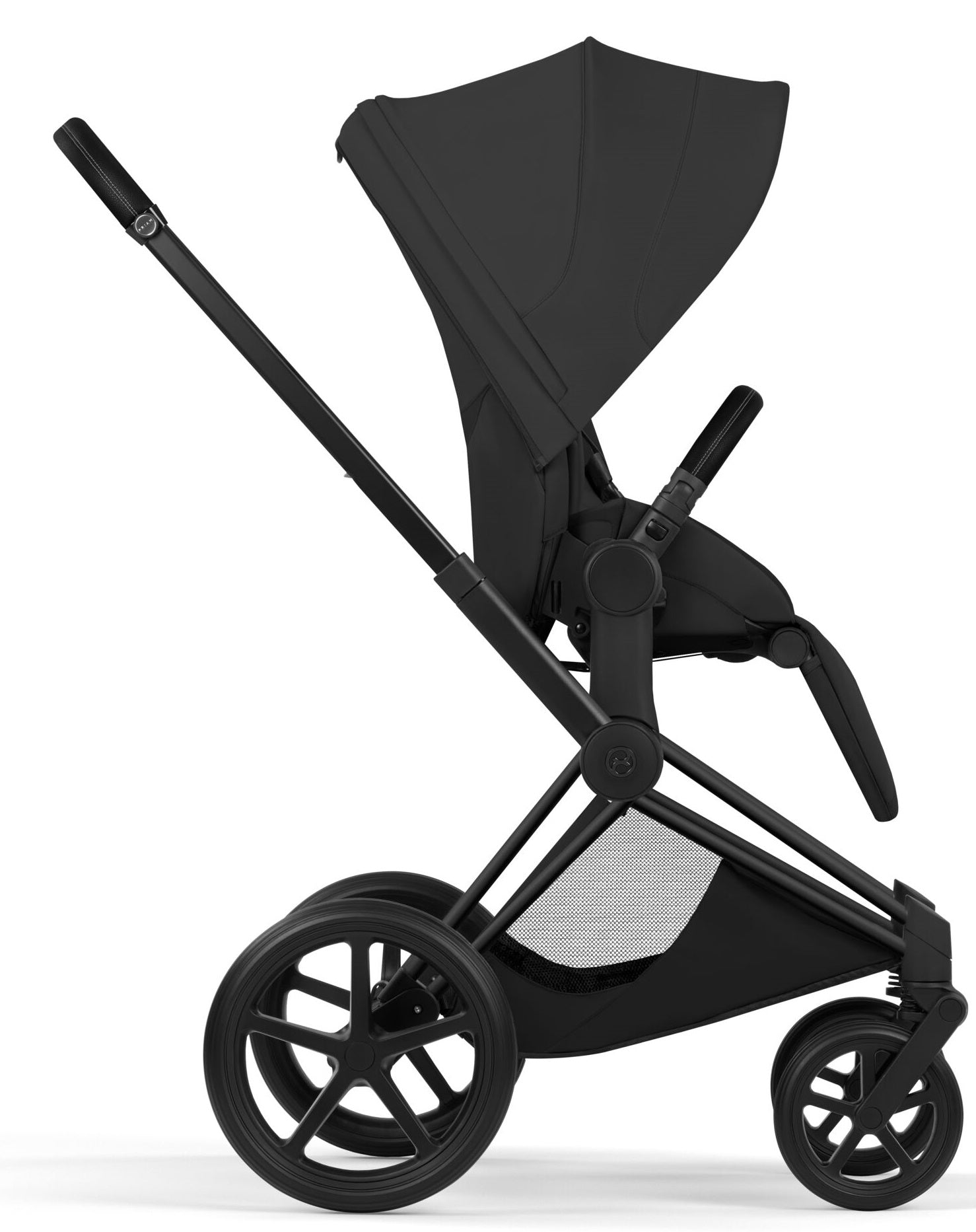 Cybex PRIAM 5 Comfort Matt Black inkl. Babywanne faltbar Sepia Black