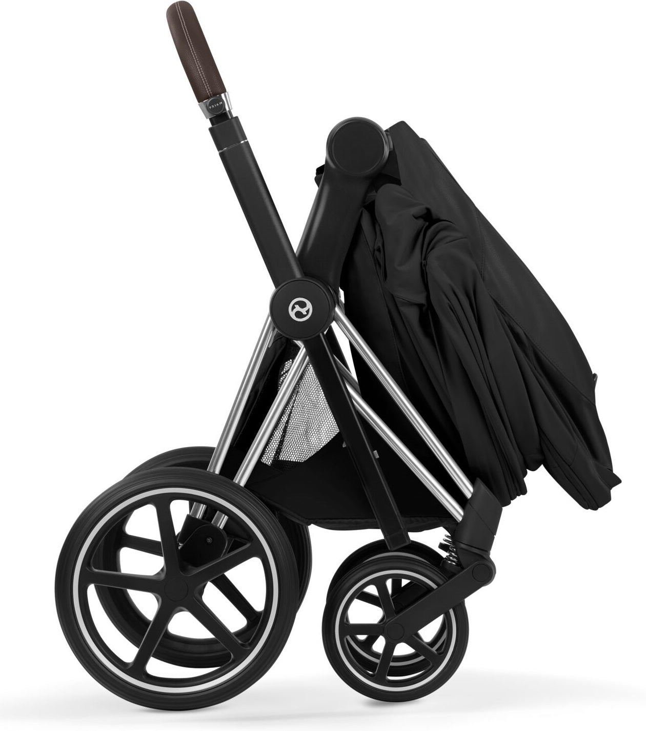 Cybex PRIAM 5 Comfort Matt Black inkl. Babywanne faltbar Sepia Black