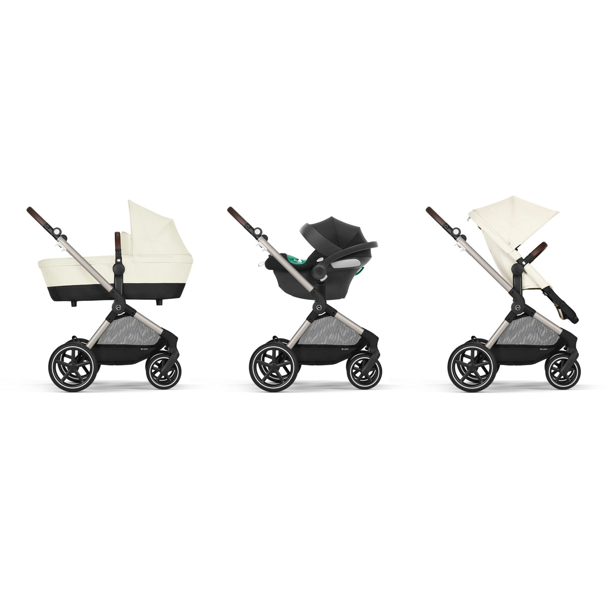 CYBEX EOS LUX Kinderwagen Seashell Beige