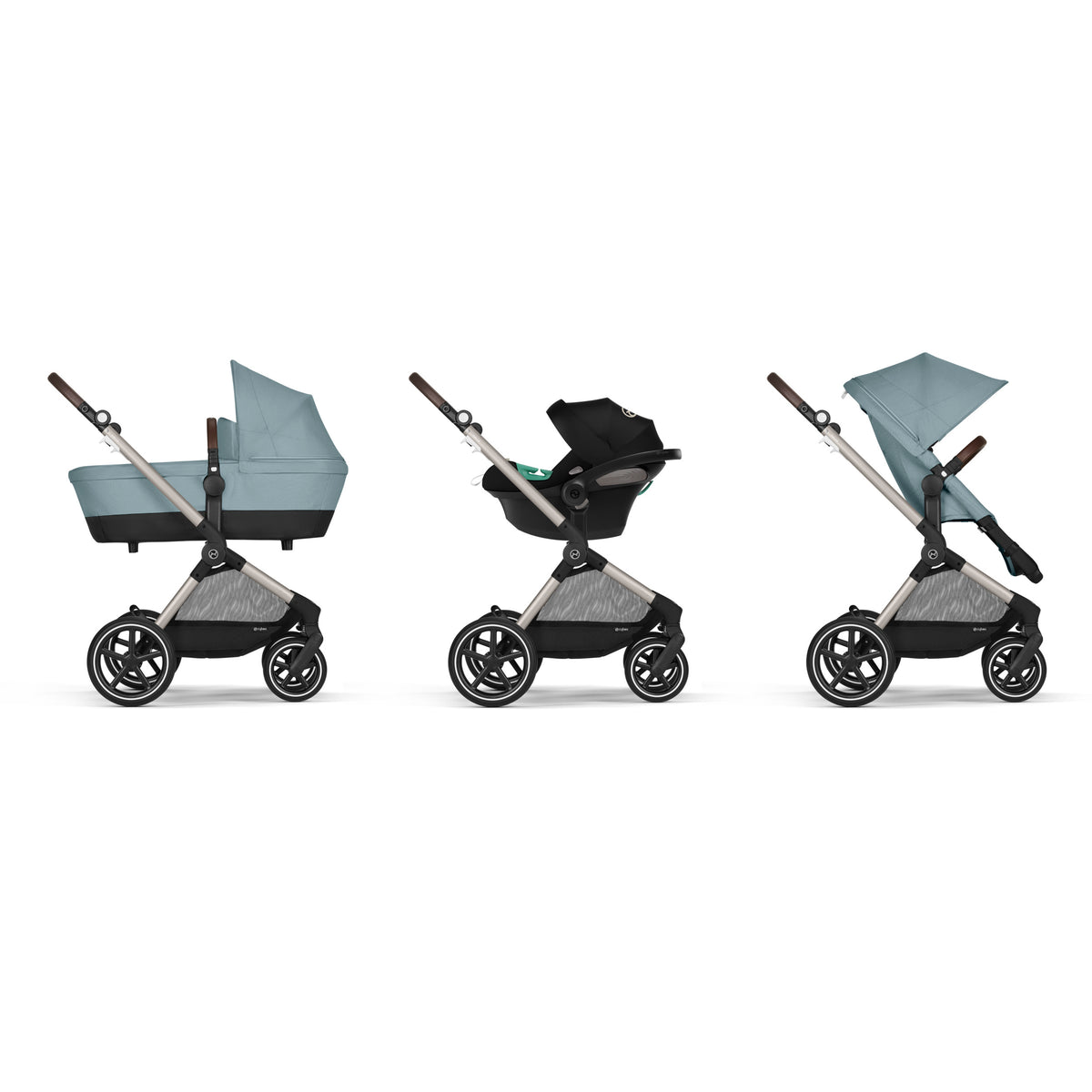 CYBEX EOS LUX Kinderwagen Sky Blue