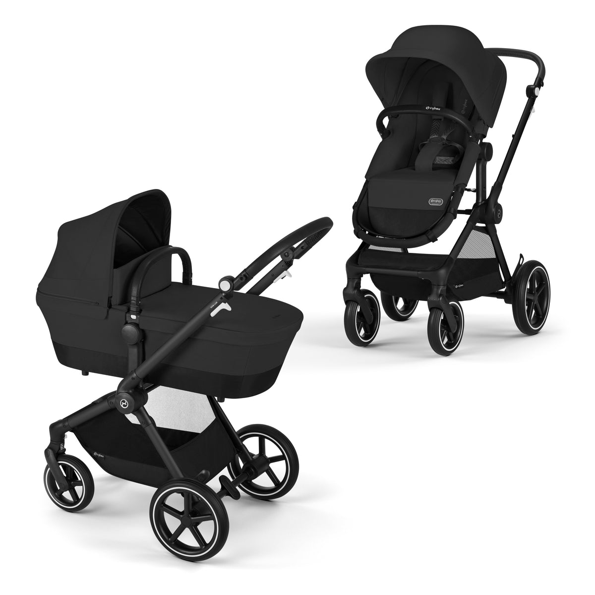 CYBEX EOS LUX Kinderwagen Moon Black