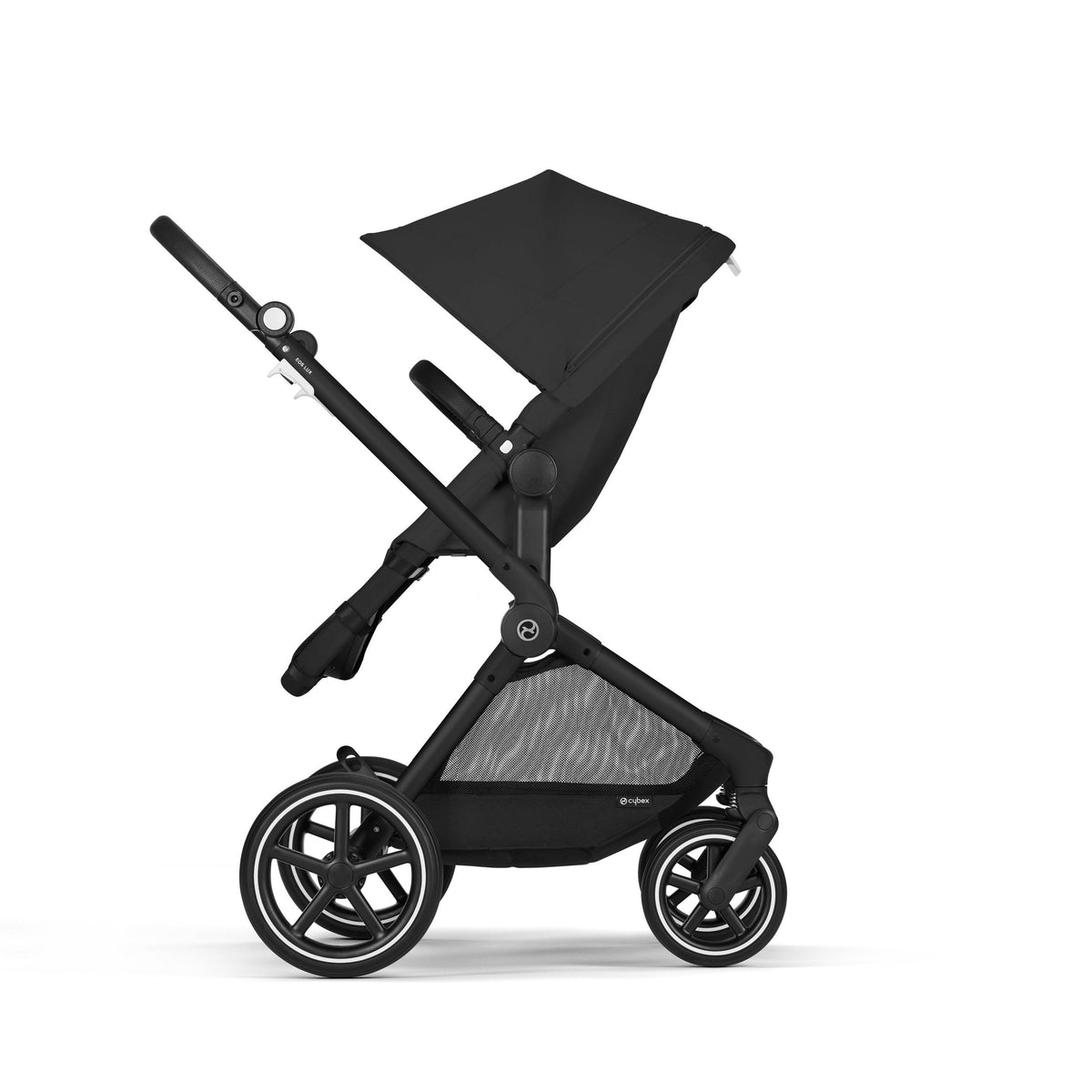 CYBEX EOS LUX Duo Kinderwagen 2 in 1 mit Babyschale Aton B2 i-Size MoonBlack *Sale*