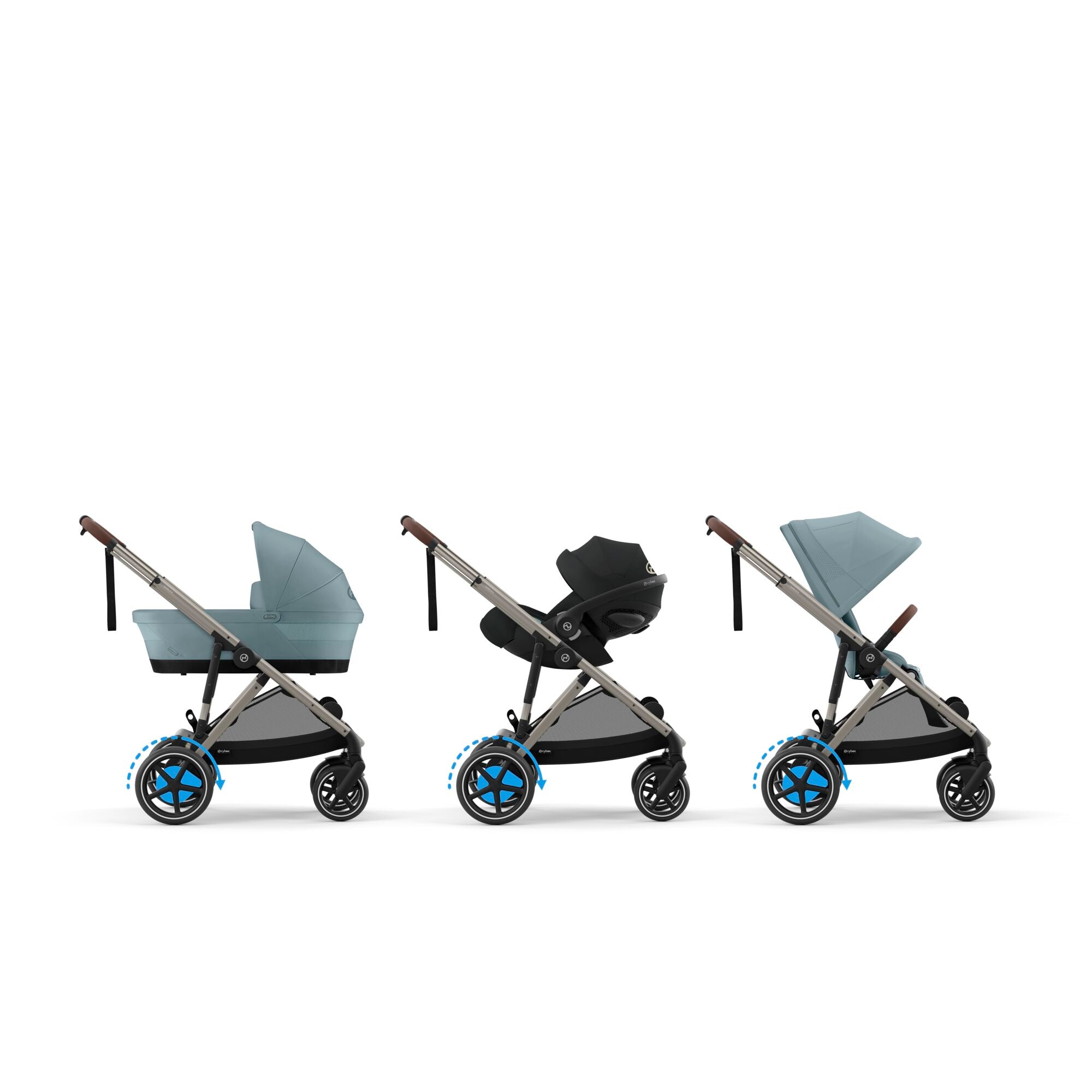 Cybex e-Gazelle S Stormy Blue/ Taupe Frame