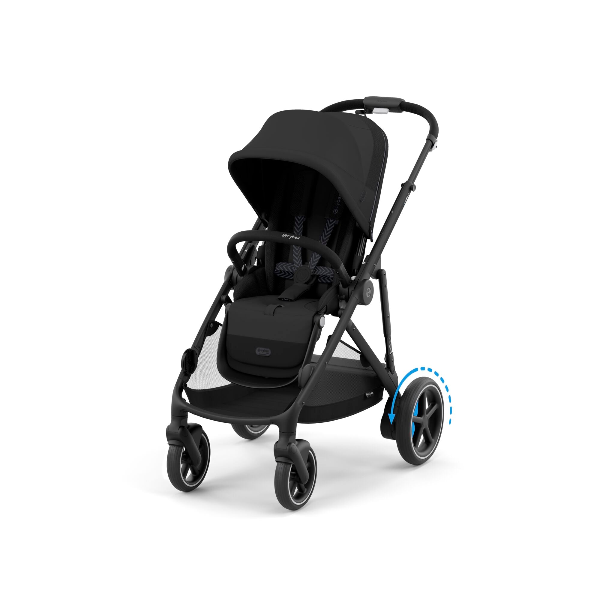 Cybex e-Gazelle S Kombikinderwagen 4in 1 Moon Black