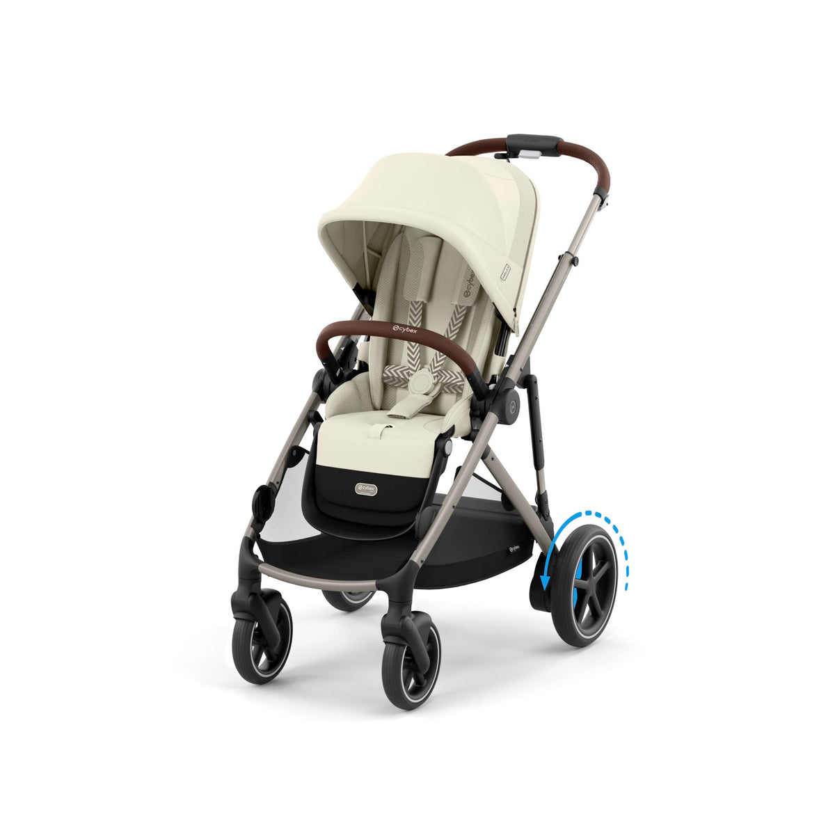 Cybex e-Gazelle S Seashell Beige/ Taupe Frame