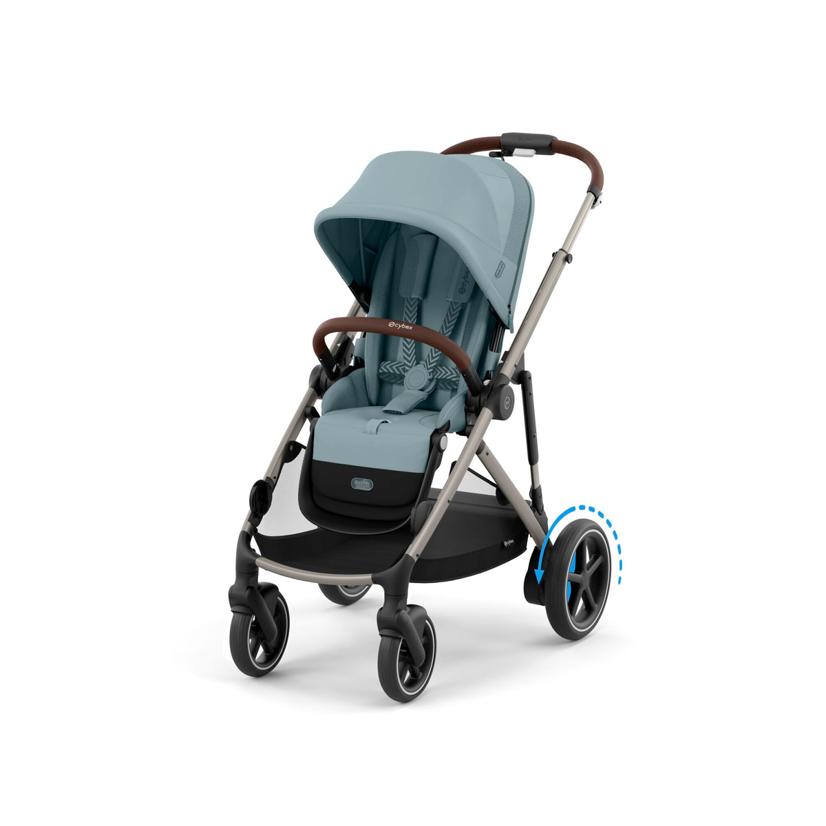Cybex e-Gazelle S Kombikinderwagen 4in 1 Stormy Blue