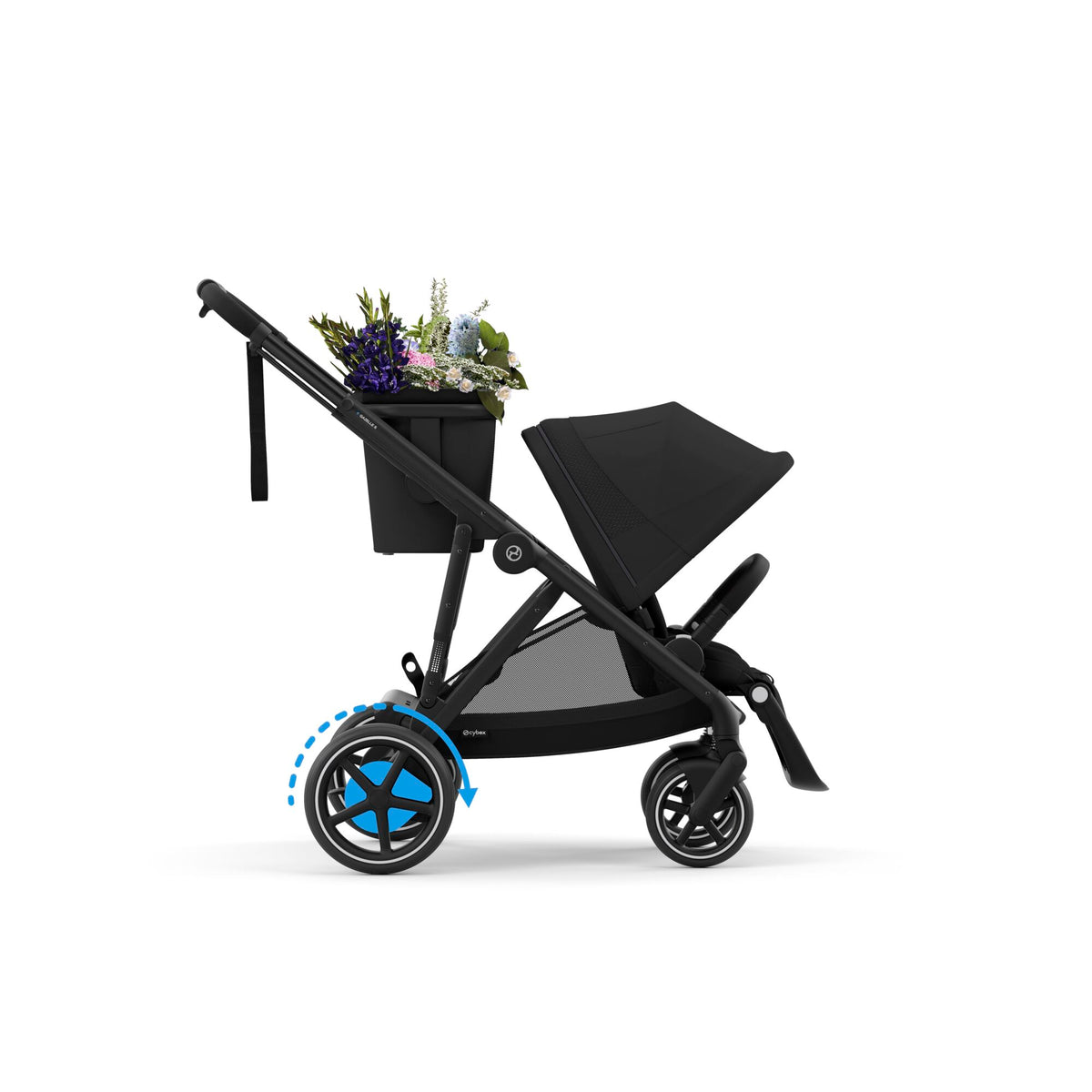 Cybex e-Gazelle S Moon Black/ Black Frame