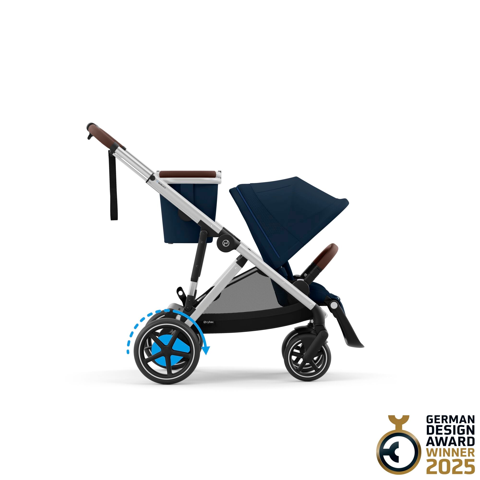 Cybex e-Gazelle S Ocean Blue/ Silver Frame