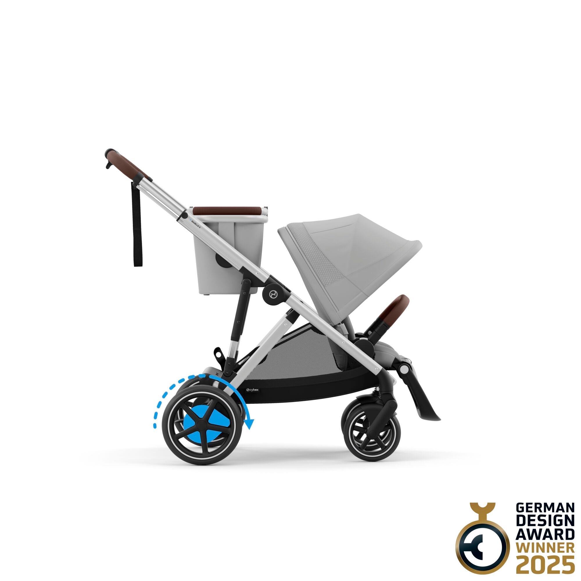 Cybex e-Gazelle S Stone Grey/ Silver Frame