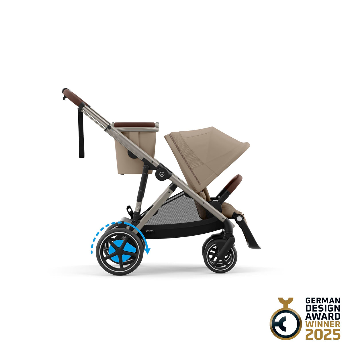 Cybex e-Gazelle S Kombikinderwagen 4in 1 Almond Beige