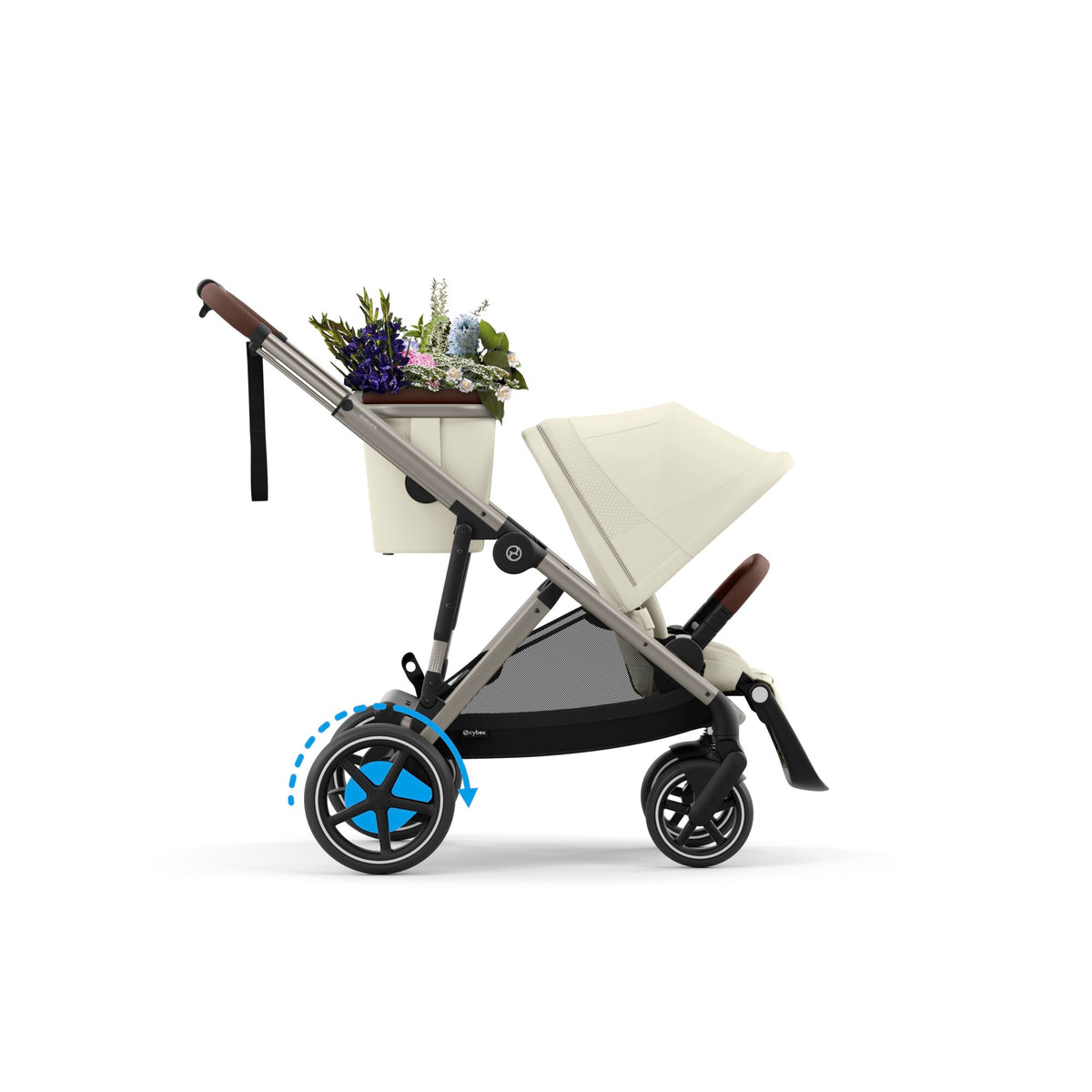 Cybex e-Gazelle S Seashell Beige/ Taupe Frame
