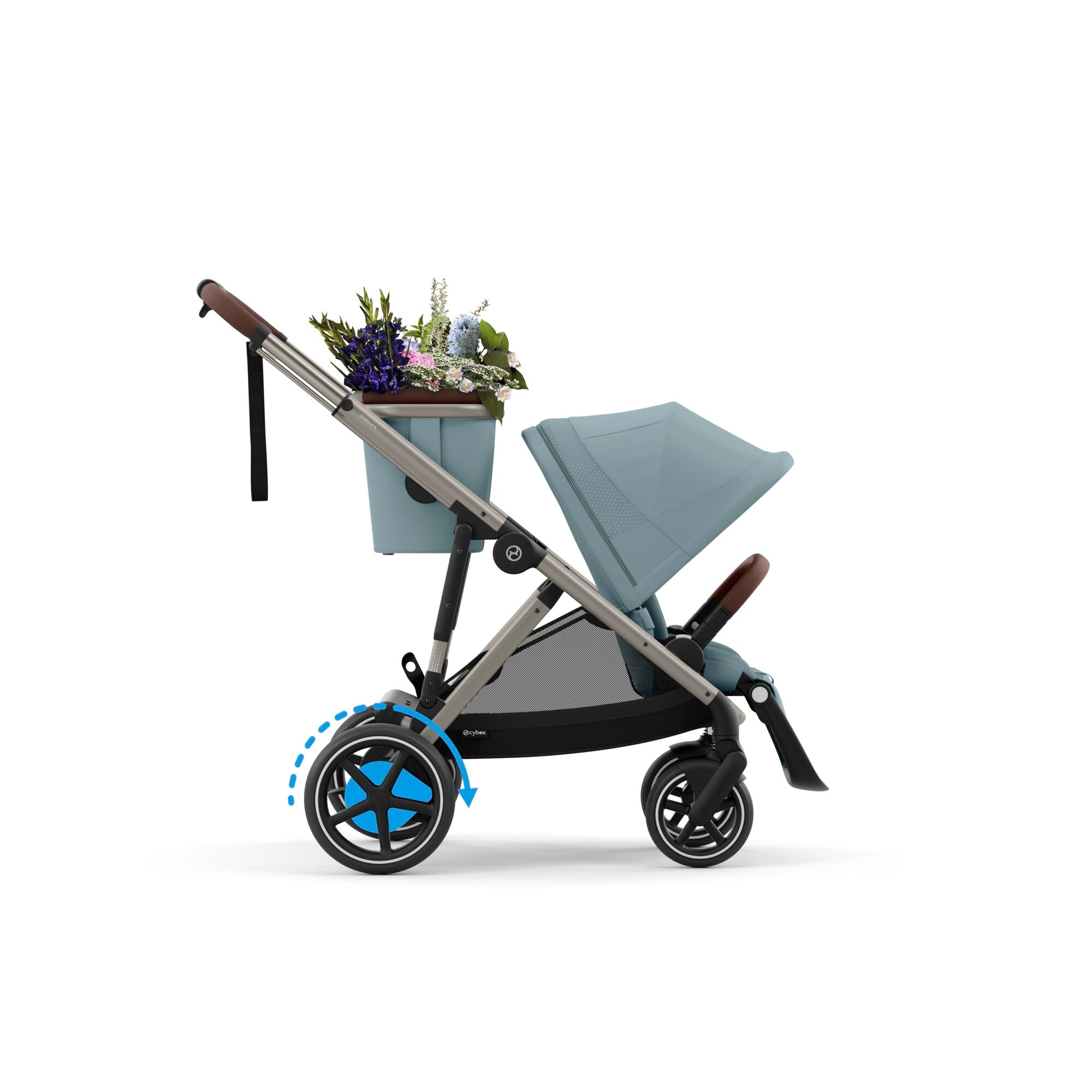 Cybex e-Gazelle S Stormy Blue/ Taupe Frame