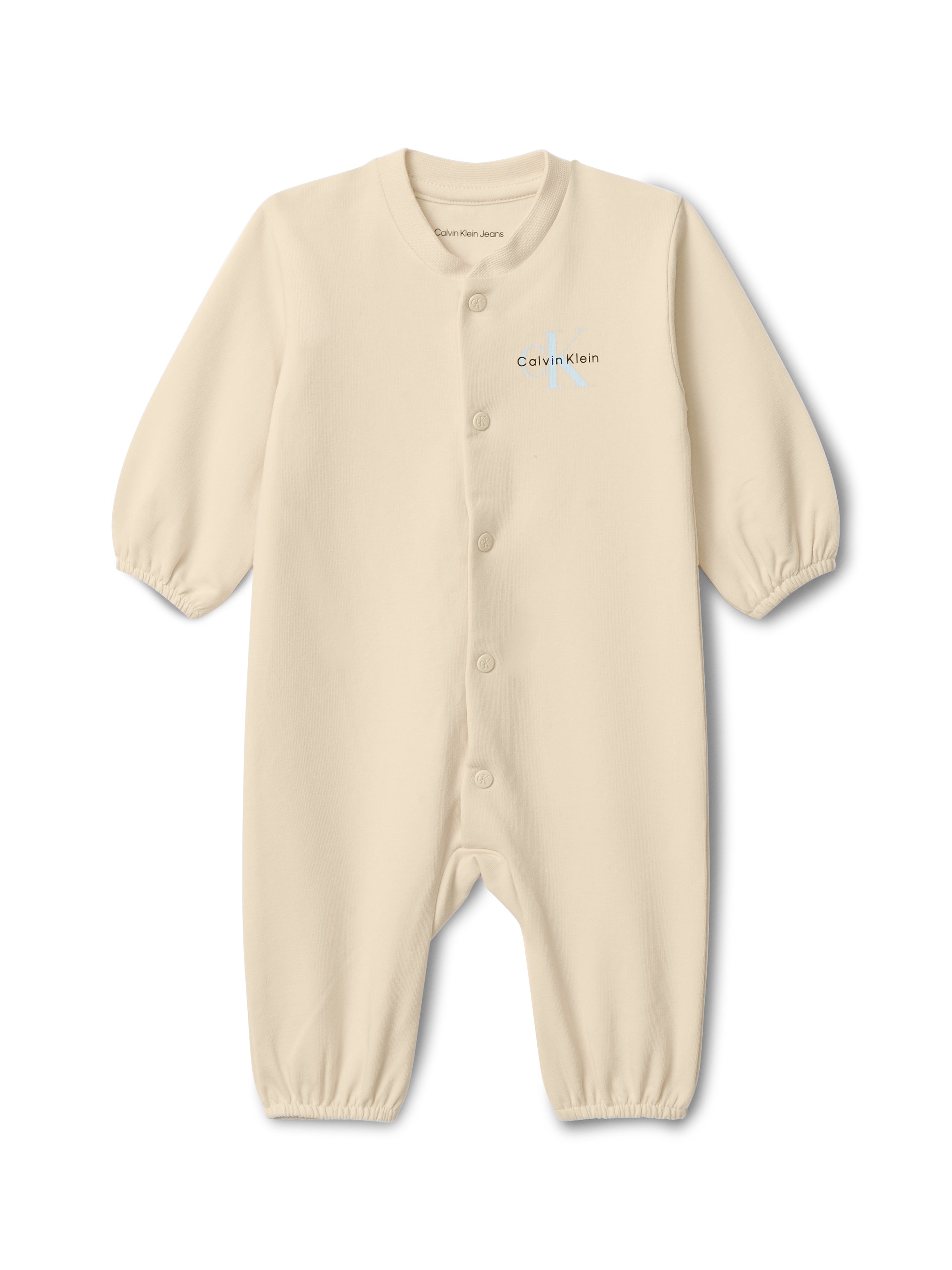 Calvin Klein Kids Strampler langärmlig whitecap grey