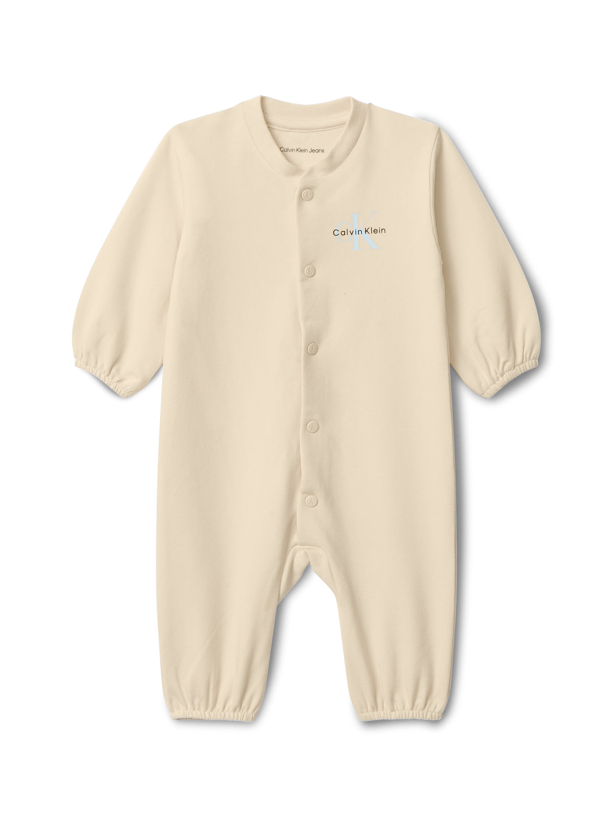 Calvin Klein Kids Strampler langärmlig whitecap grey