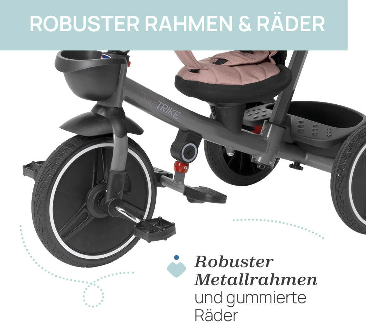 Chicco Trike 4in 1 Dreirad rosa