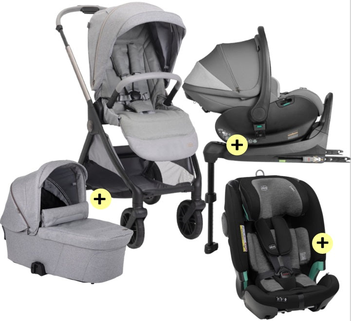 Chicco Bellagio 2.0 5in1 Kinderwagen- Set Flexi mit Nachfolgesitz *PROMO*