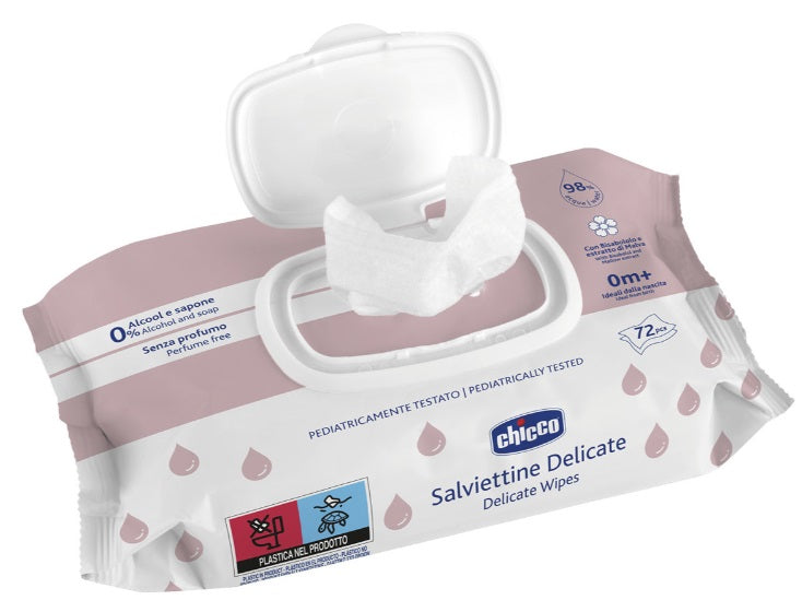 Chicco Soft Feuchttücher mit Clipverschluss