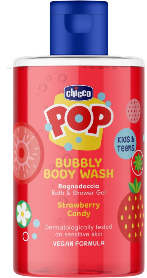 Chicco Bubbly Duschgel Erdbeer 300ML