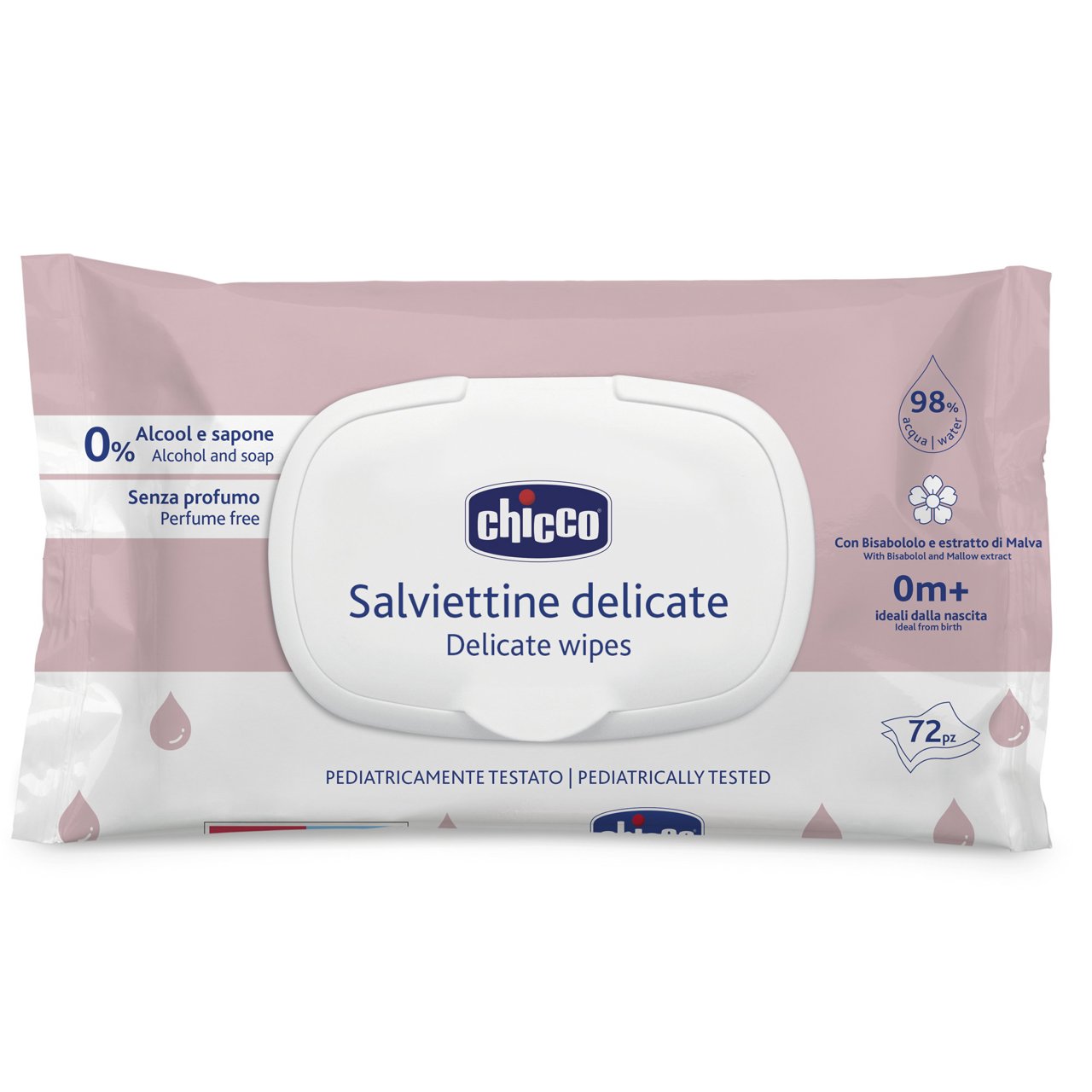 Chicco Soft Feuchttücher mit Clipverschluss