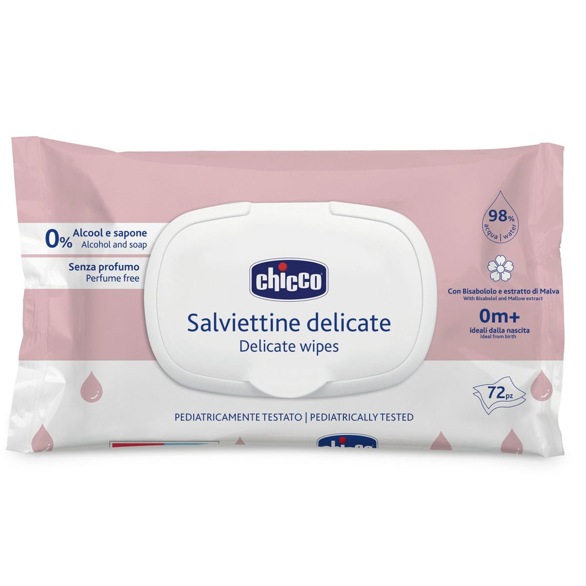 Chicco Soft Feuchttücher mit Clipverschluss