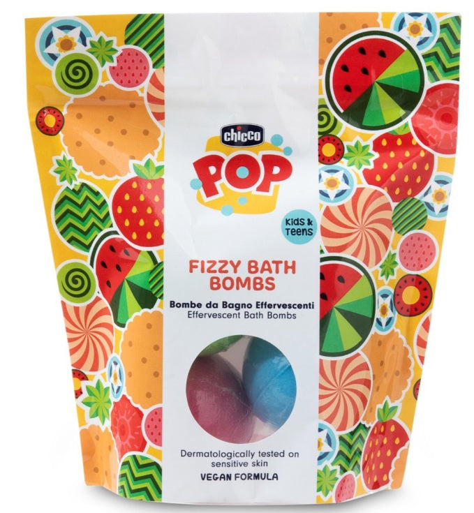 Chicco POP FIZZY Sprudelnde Badebomben - 3 Stk