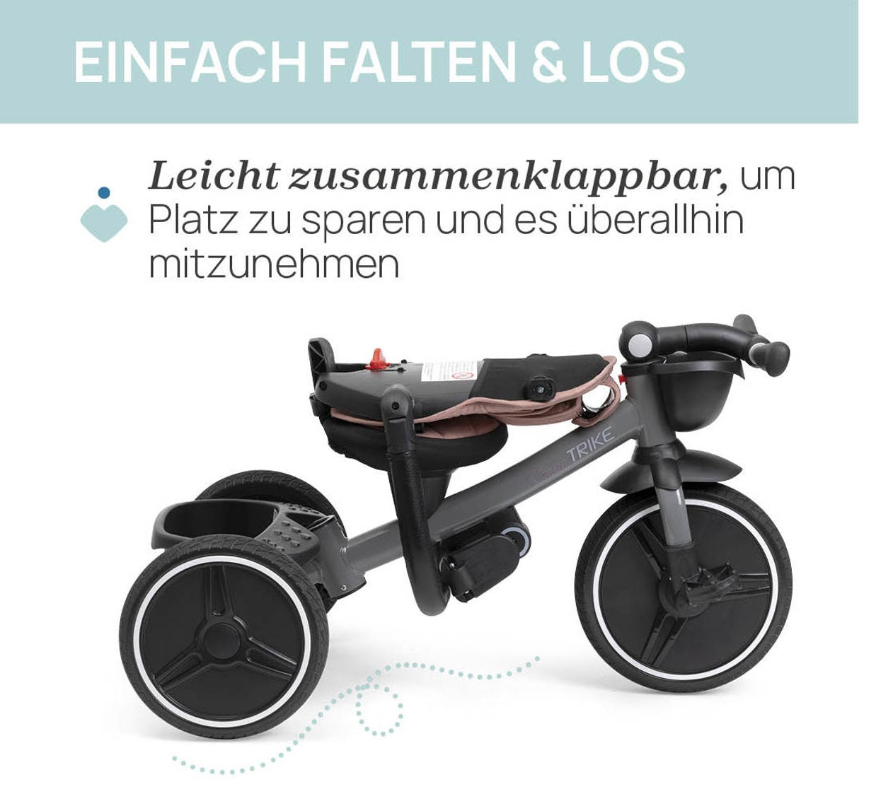 Chicco Trike 4in 1 Dreirad rosa
